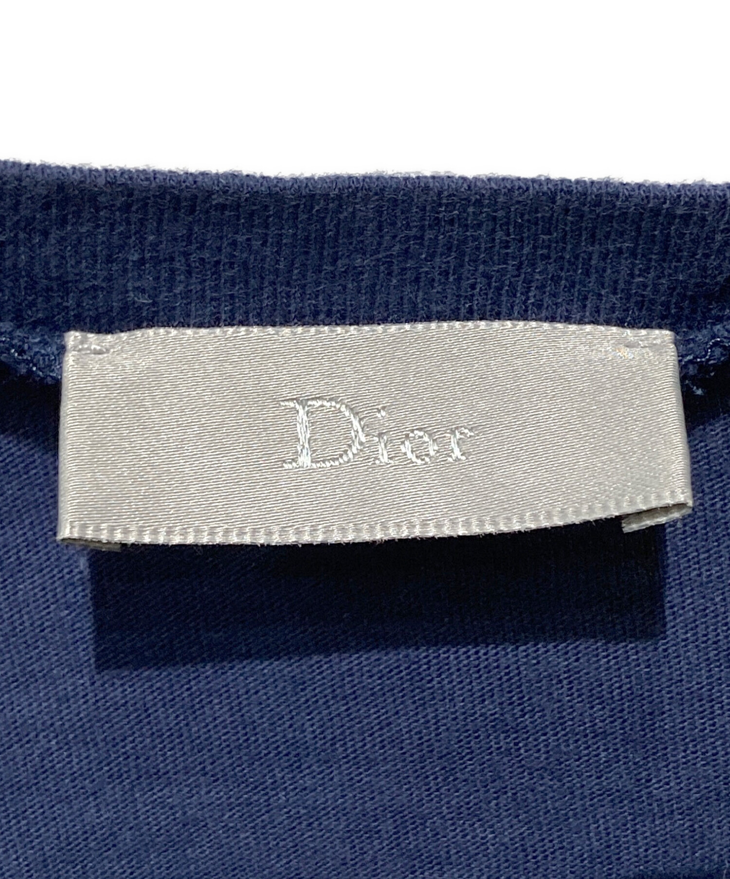 中古・古着通販】DIOR HOMME (ディオール オム) Bee刺繍VネックTシャツ