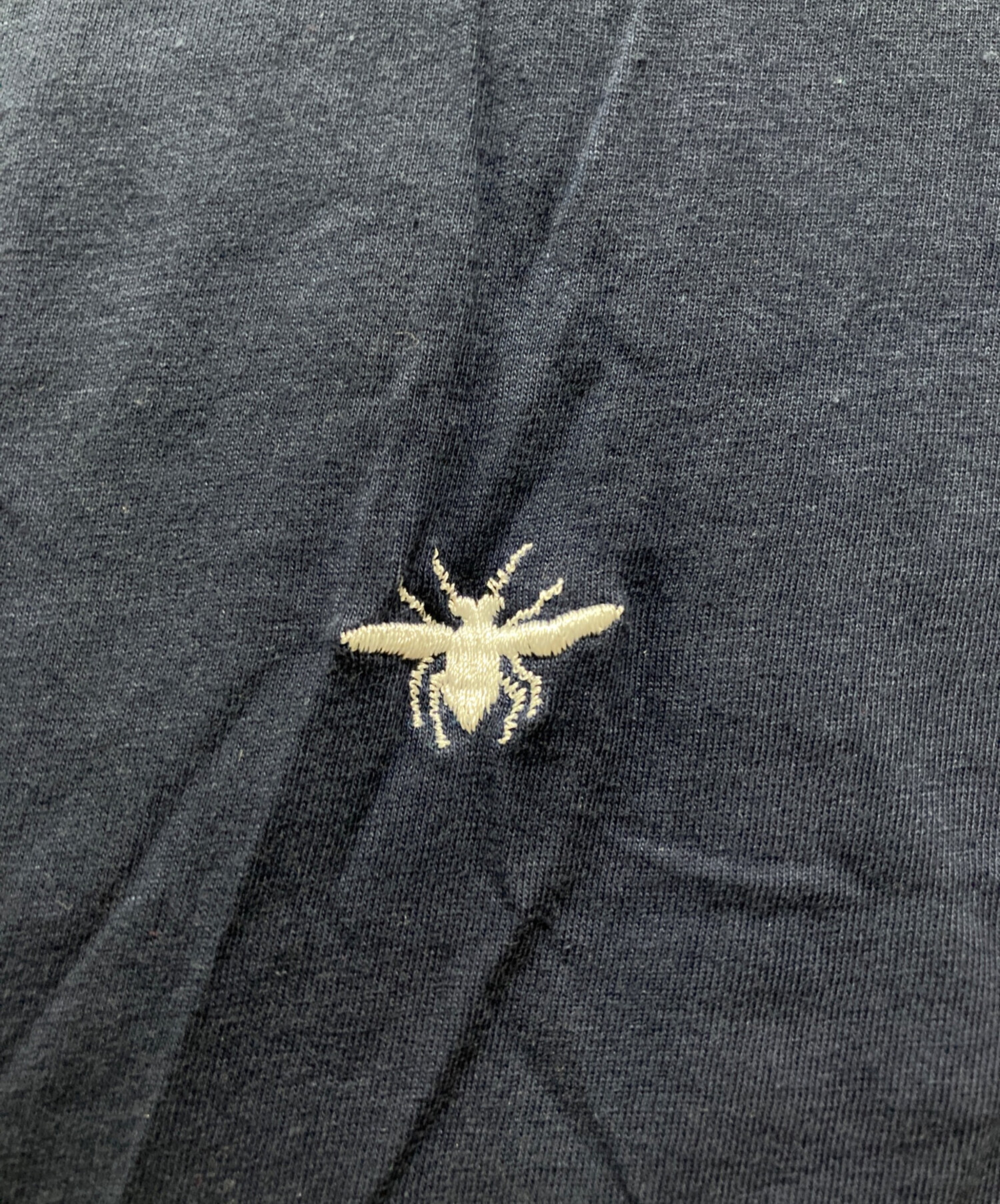 中古・古着通販】DIOR HOMME (ディオール オム) Bee刺繍VネックTシャツ