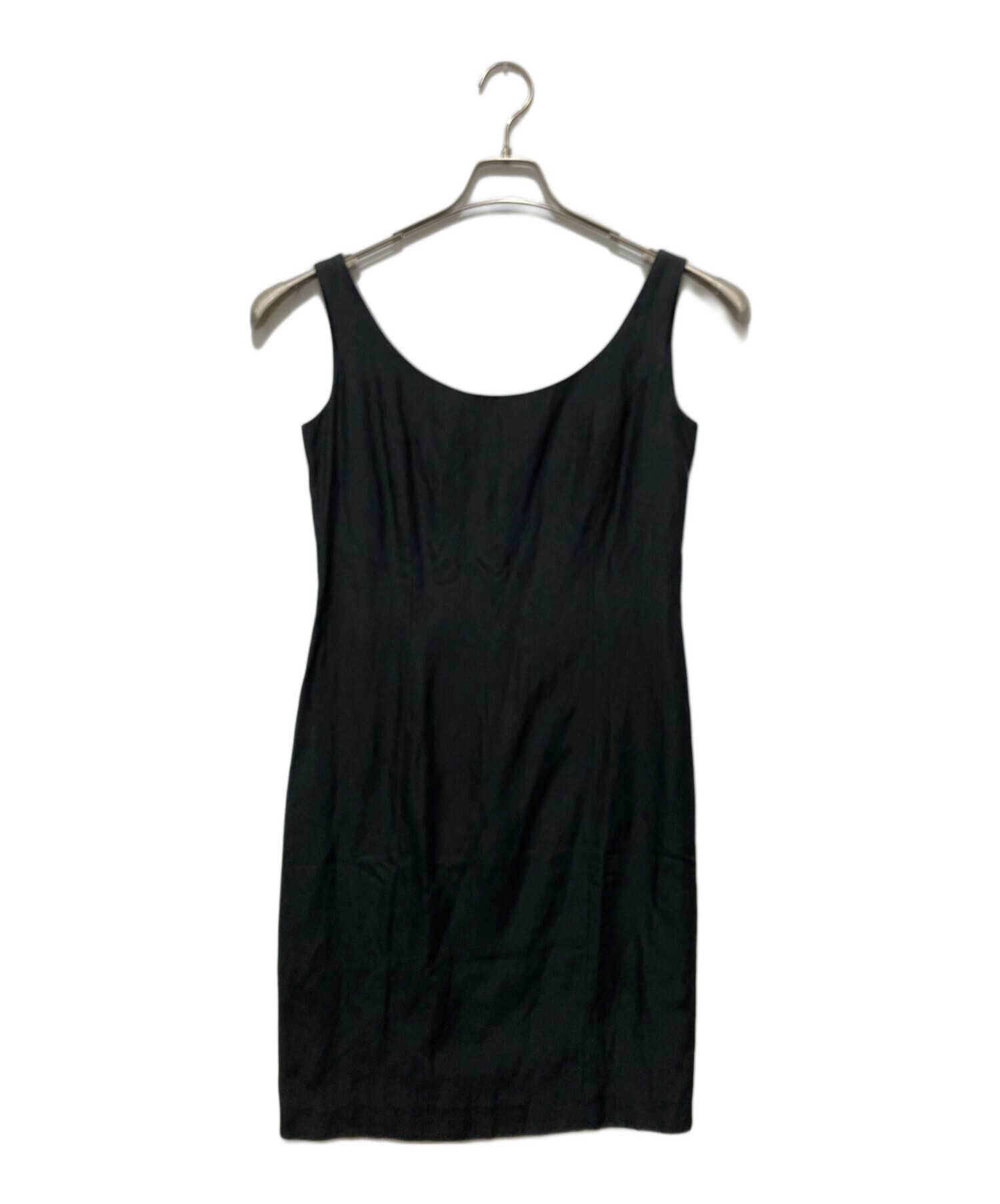 中古・古着通販】GUCCI (グッチ) シルクリネンノースリーブワンピース 