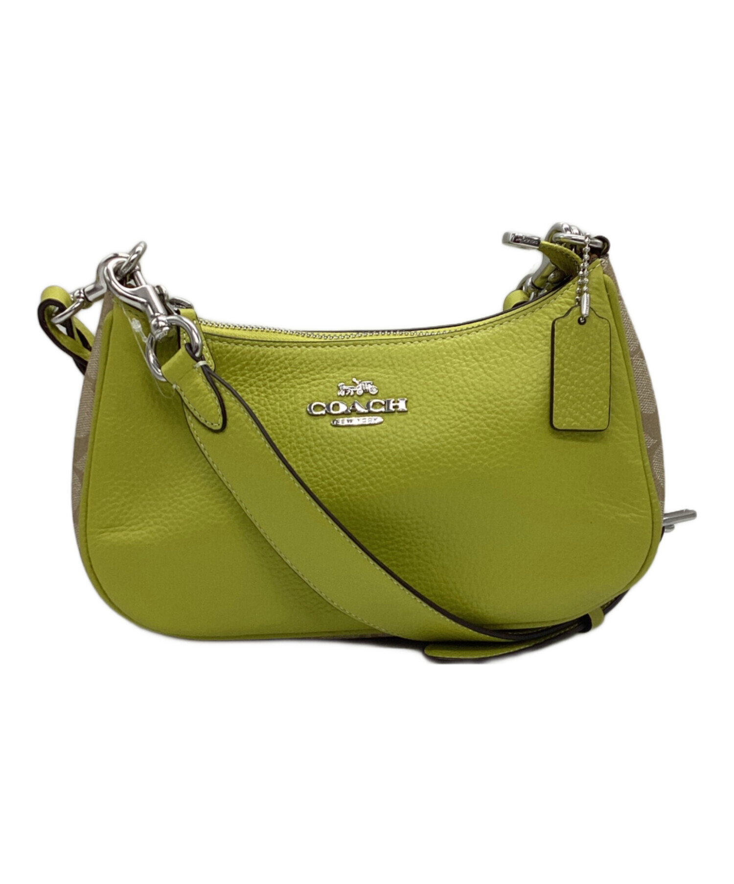 中古・古着通販】COACH (コーチ) ショルダーバッグ グリーン｜ブランド