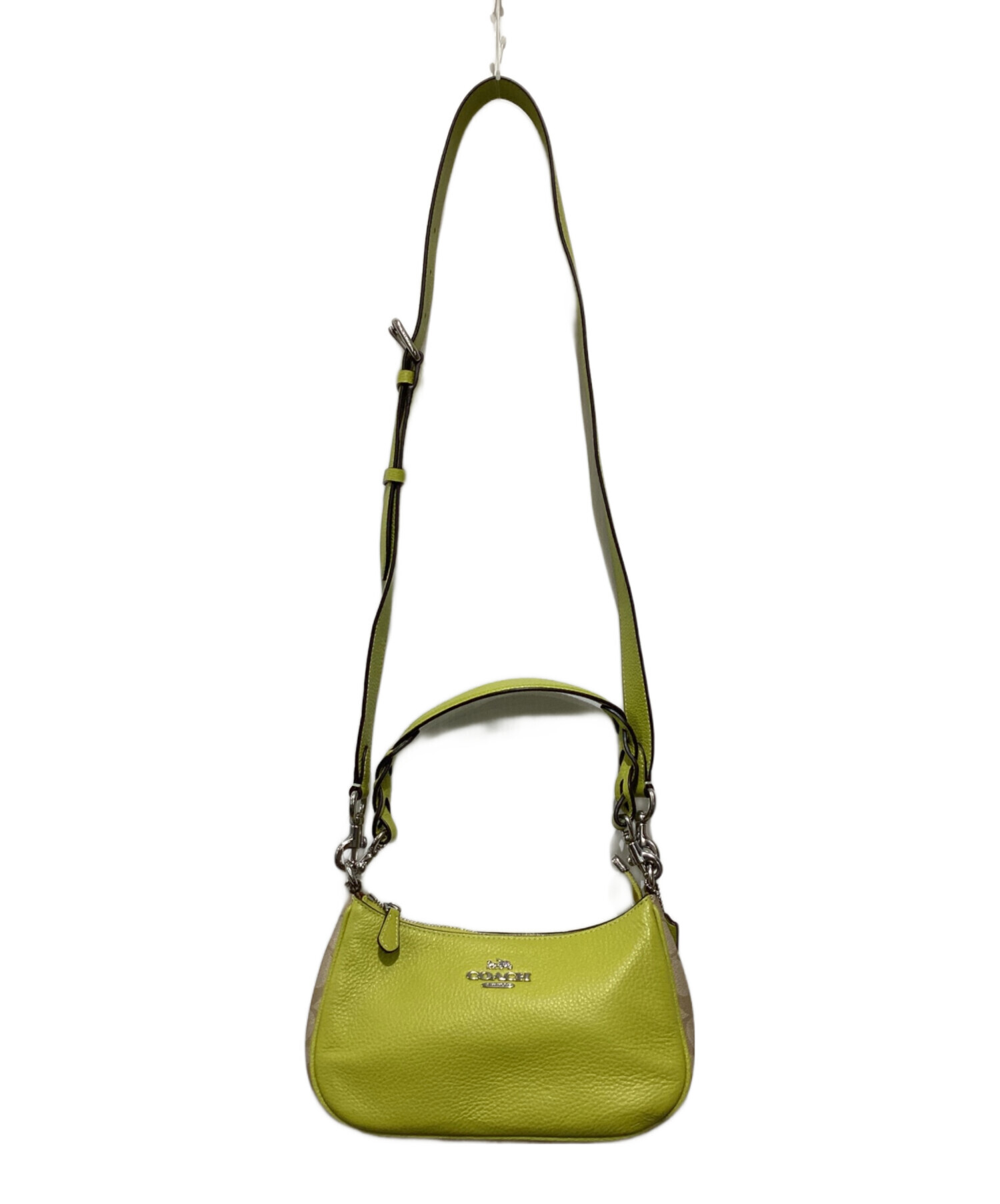 中古・古着通販】COACH (コーチ) ショルダーバッグ グリーン｜ブランド