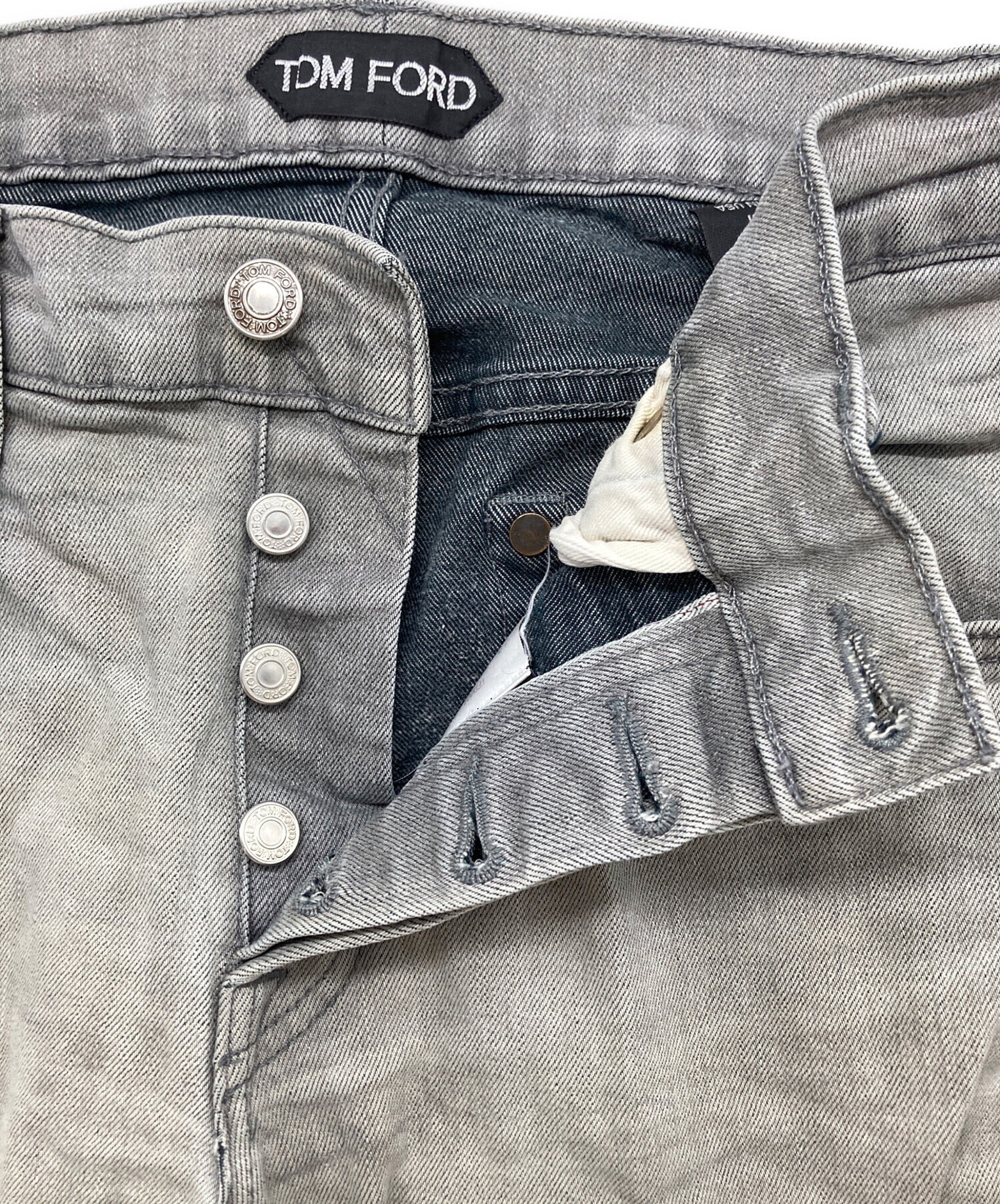 中古・古着通販】TOM FORD (トムフォード) ダメージ加工デニムパンツ