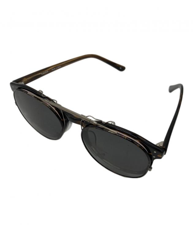 SUNSEA サンシー サングラス  茶 【古着】【中古】【送料無料】 中古・古着通販】SUNSEA (サンシー) LAYERサングラス ブラウン