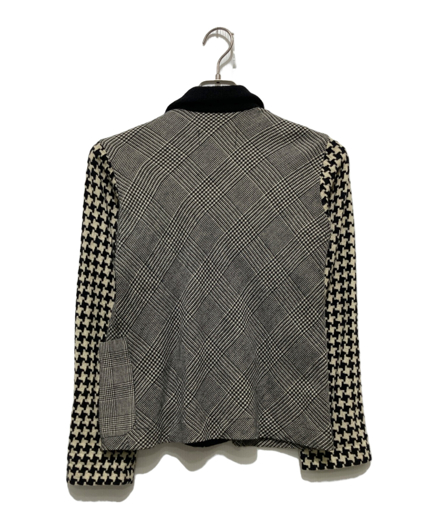 ぽこ　tricot COMMEdesGARCONS　切替ニットジャケット 中古・古着通販】tricot COMME des GARCONS (トリココムデギャルソン