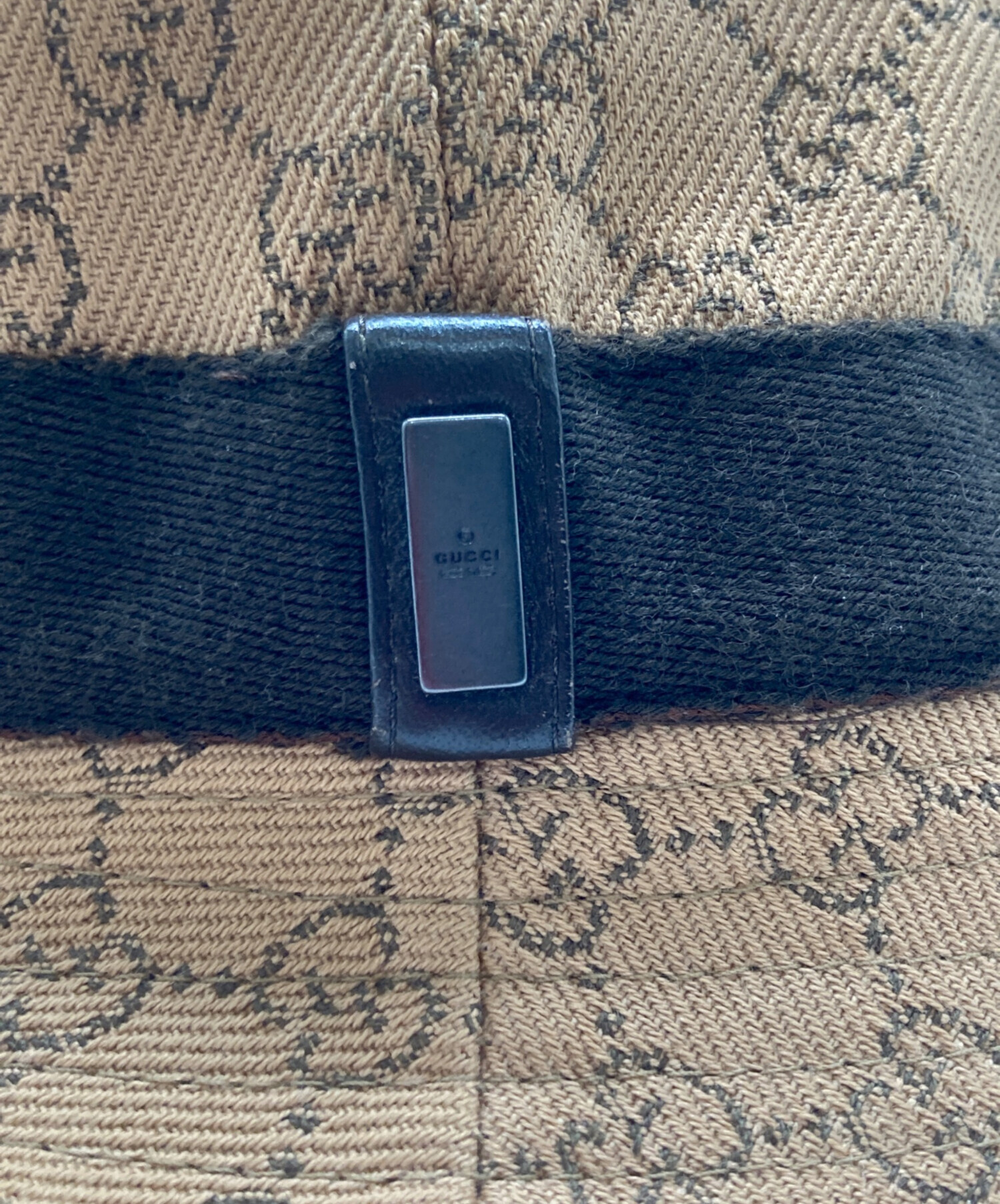 中古・古着通販】GUCCI (グッチ) GG柄バケットハット ベージュ サイズ