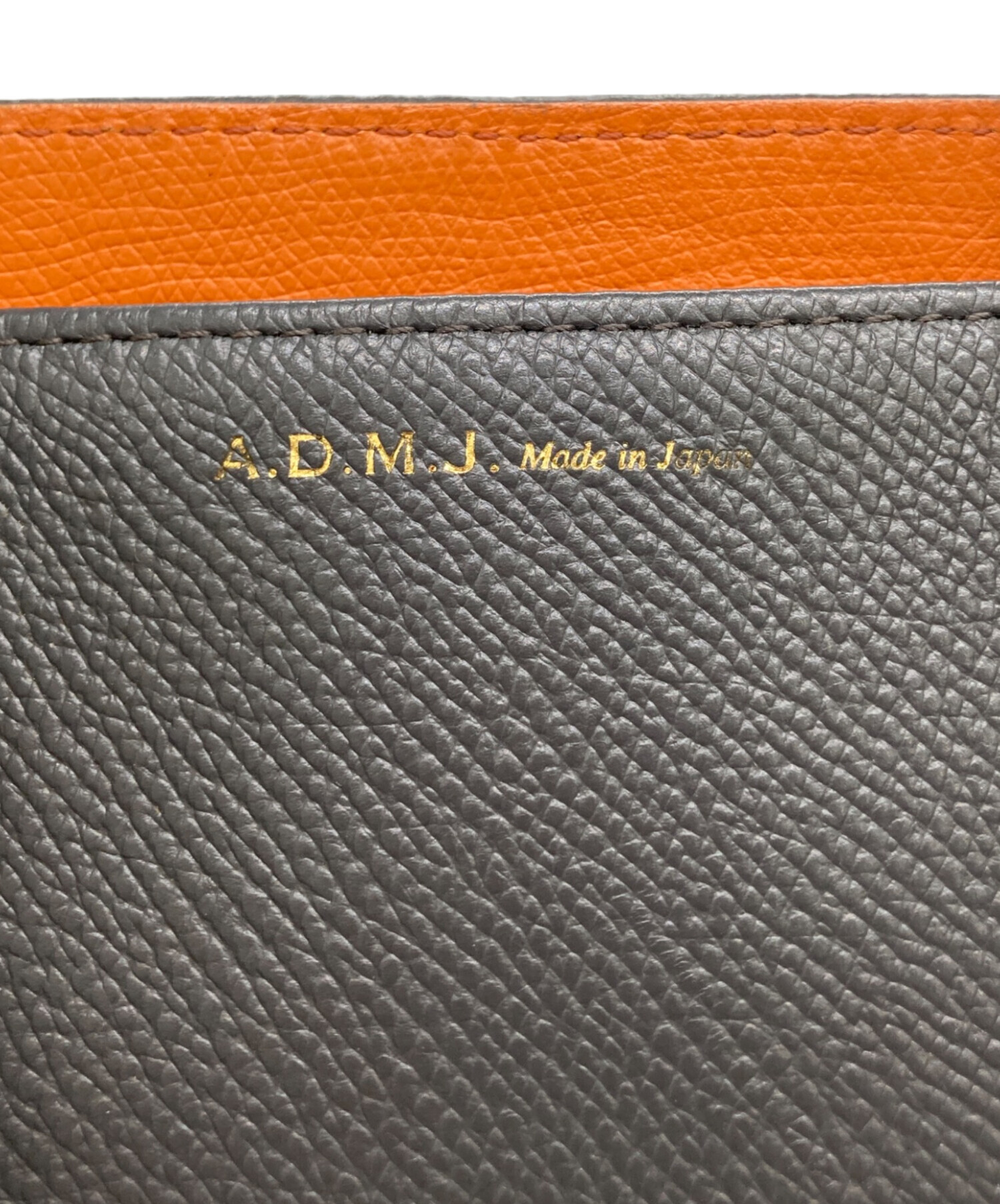 中古・古着通販】A.D.M.J. (エーディーエムジェイ) レザートートバッグ