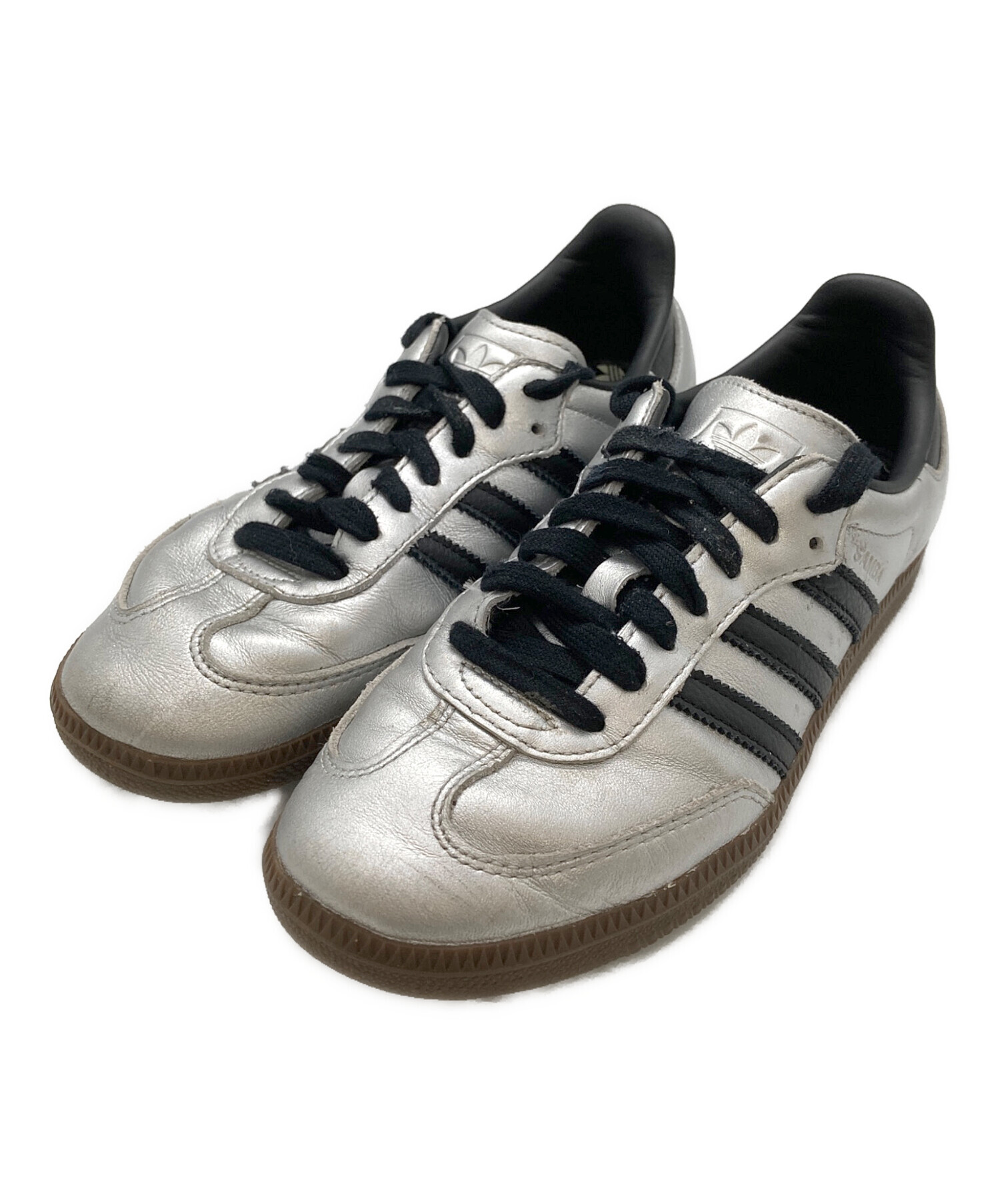 中古・古着通販】adidas (アディダス) Samba OG シルバー×ブラック 