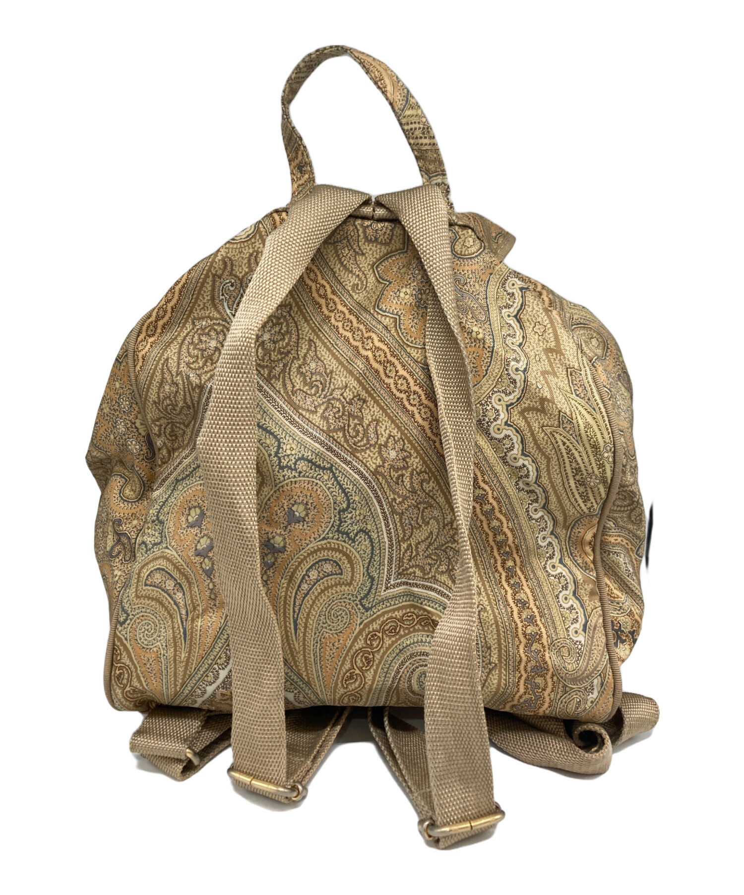 中古・古着通販】ETRO (エトロ) ペイズリー柄リュック ベージュ