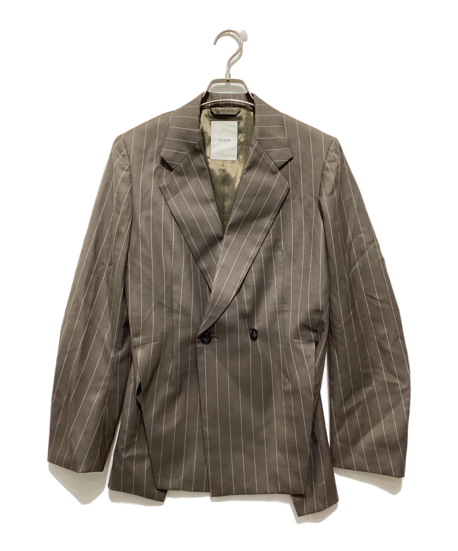 中古・古着通販】UJOH (ウジョー) Side Slit Jacket ブラウン サイズ:2 