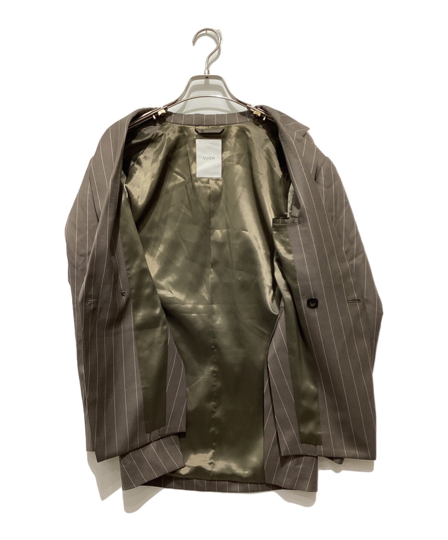 中古・古着通販】UJOH (ウジョー) Side Slit Jacket ブラウン サイズ:2 