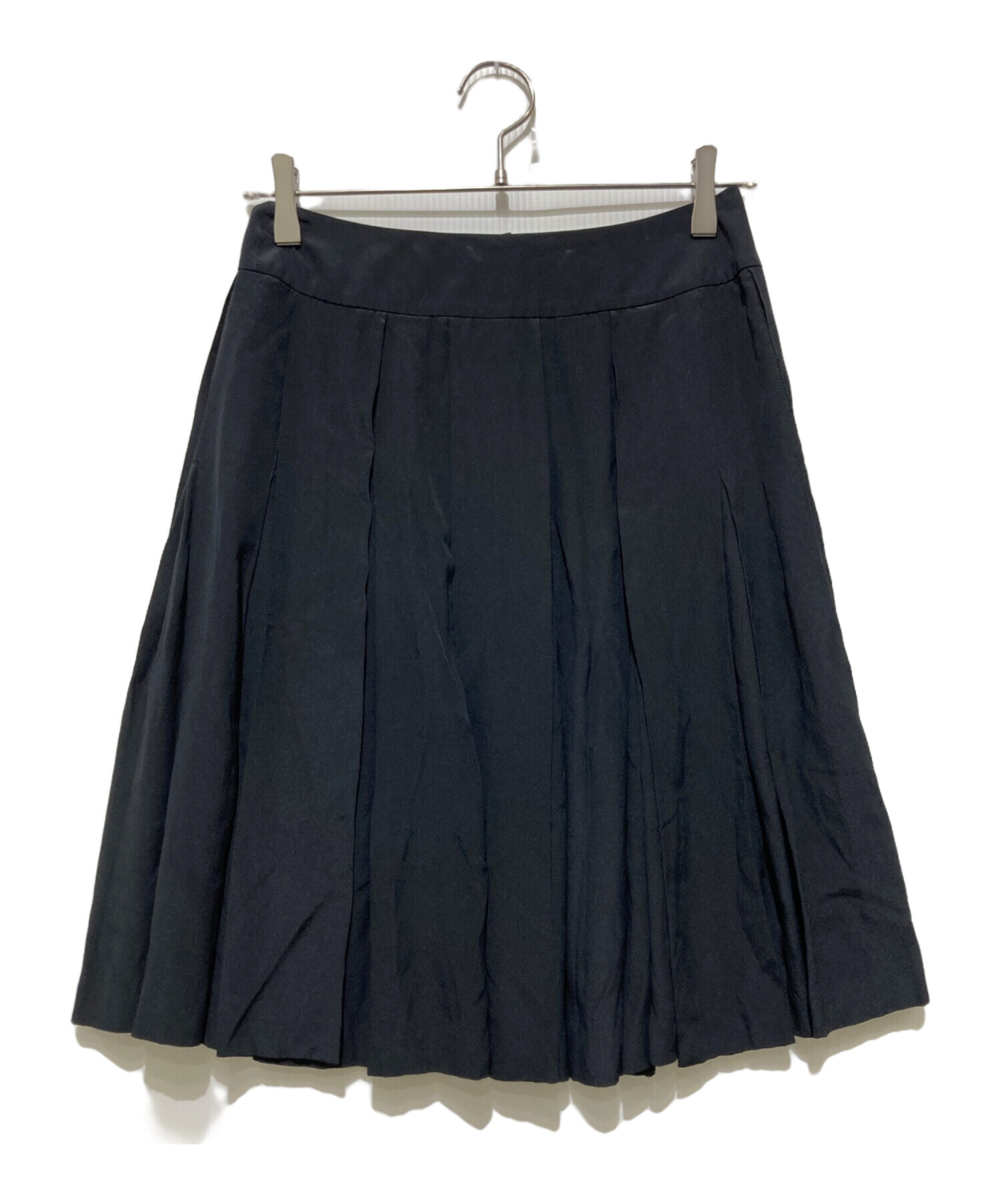 中古・古着通販】CHANEL (シャネル) COCO MARK BUTTONS SILK PLEATS 