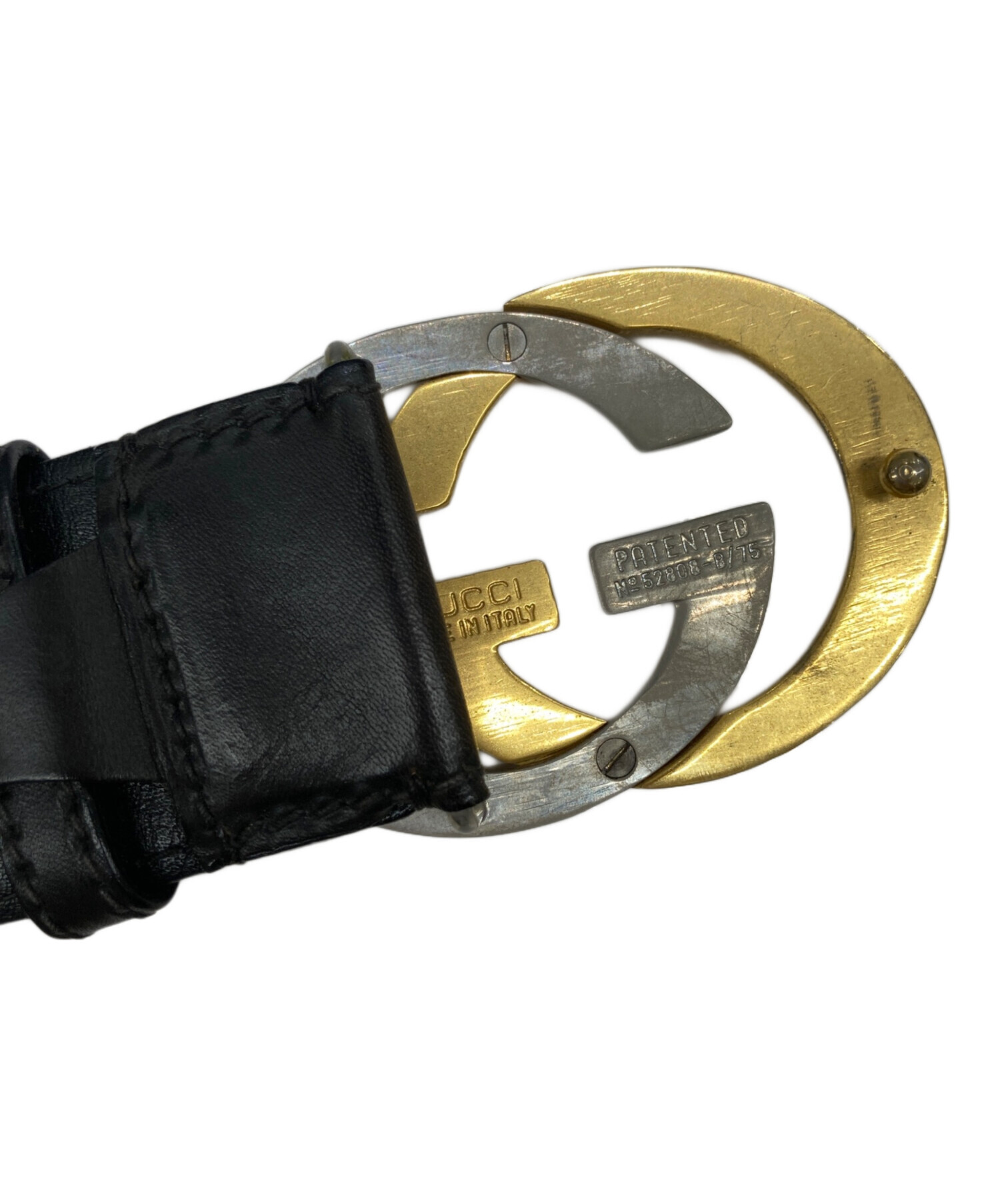 中古・古着通販】GUCCI (グッチ) インターロッキングG バックルベルト