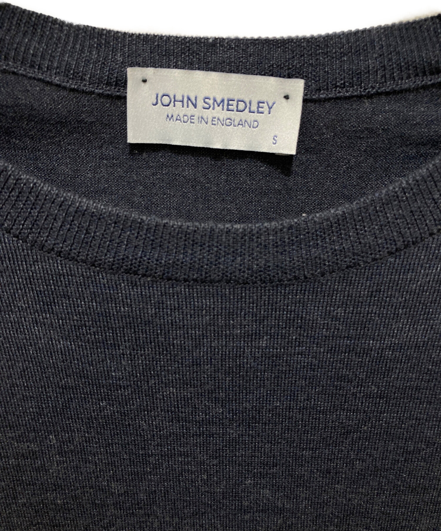 中古・古着通販】JOHN SMEDLEY (ジョンスメドレー) 半袖ウールニット 