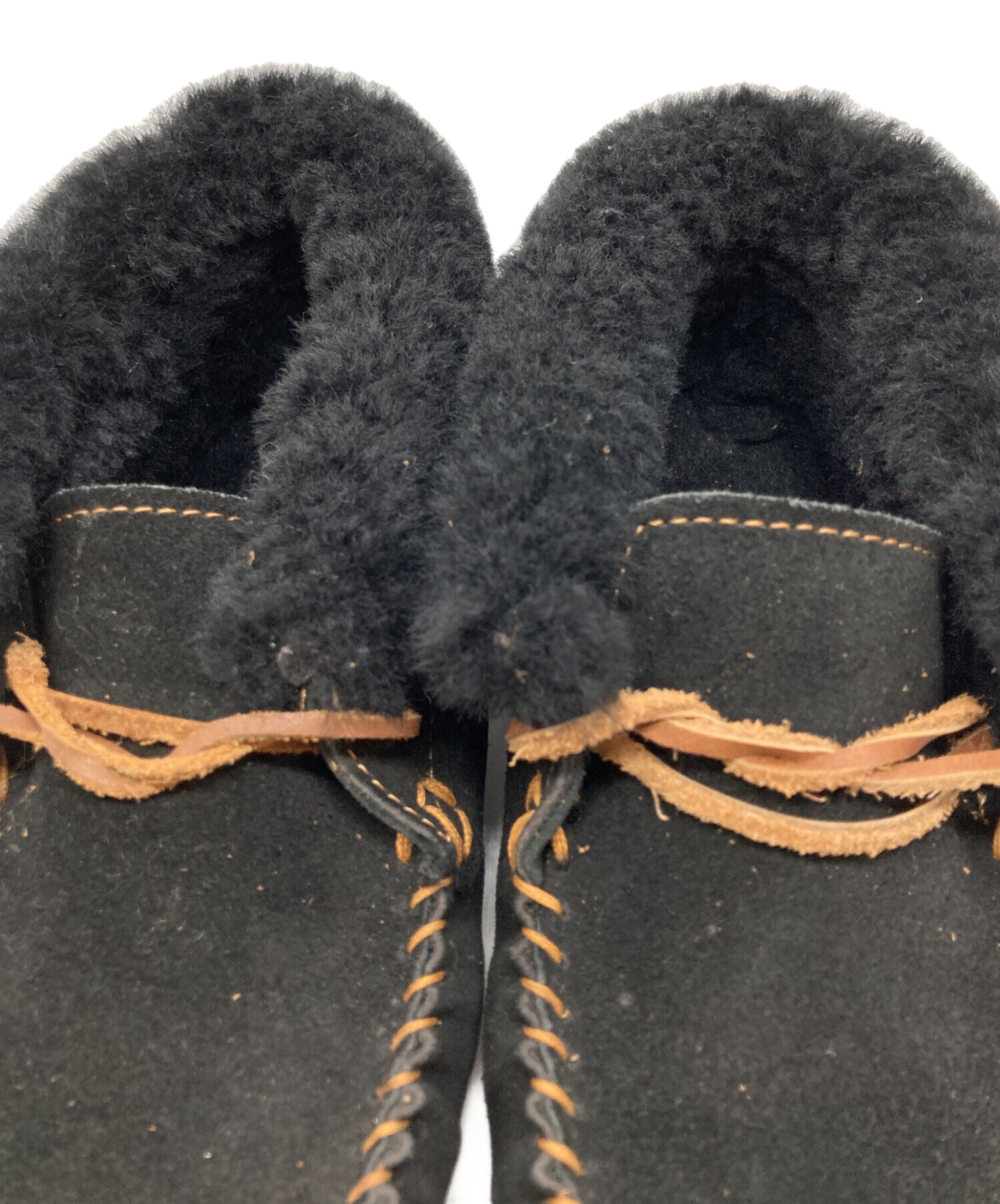 エミュ　ブラック　Ｗ8 モカシン エミュ ブラック W8 モカシン エミュー モカシンのおすすめ人気