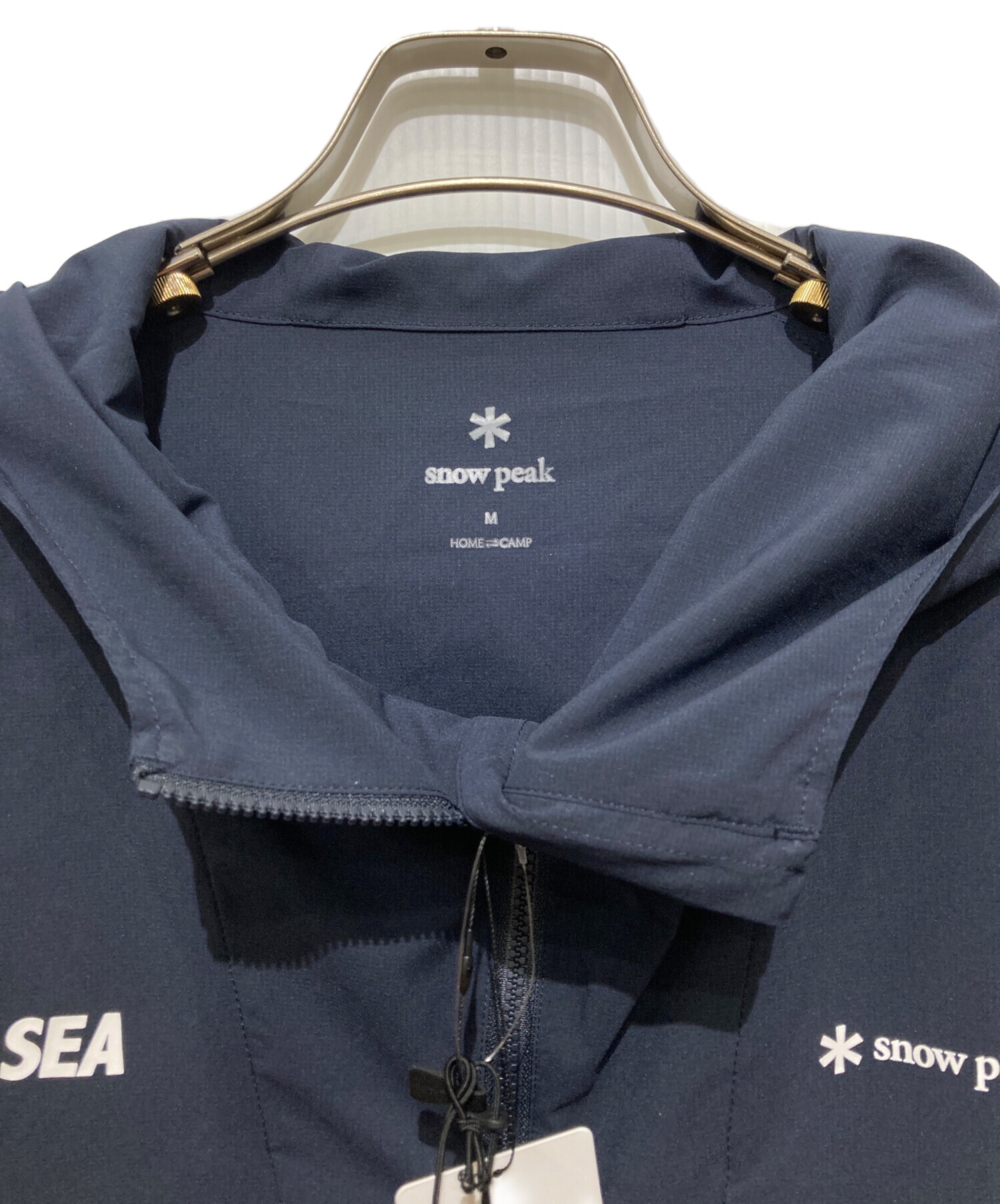  peak × WIND AND SEA / ジャケット/S/ポリエステル/BLK/WAS-JK-25SU70102019 中古・古着通販】Snow peak (スノーピーク) WIND AND SEA (ウィン