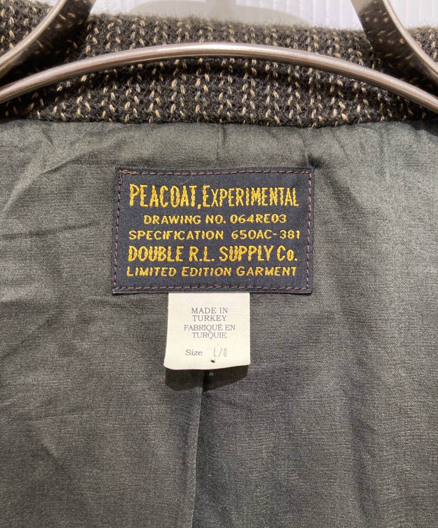中古・古着通販】RRL (ダブルアールエル) PEA COAT ビーチクロスP