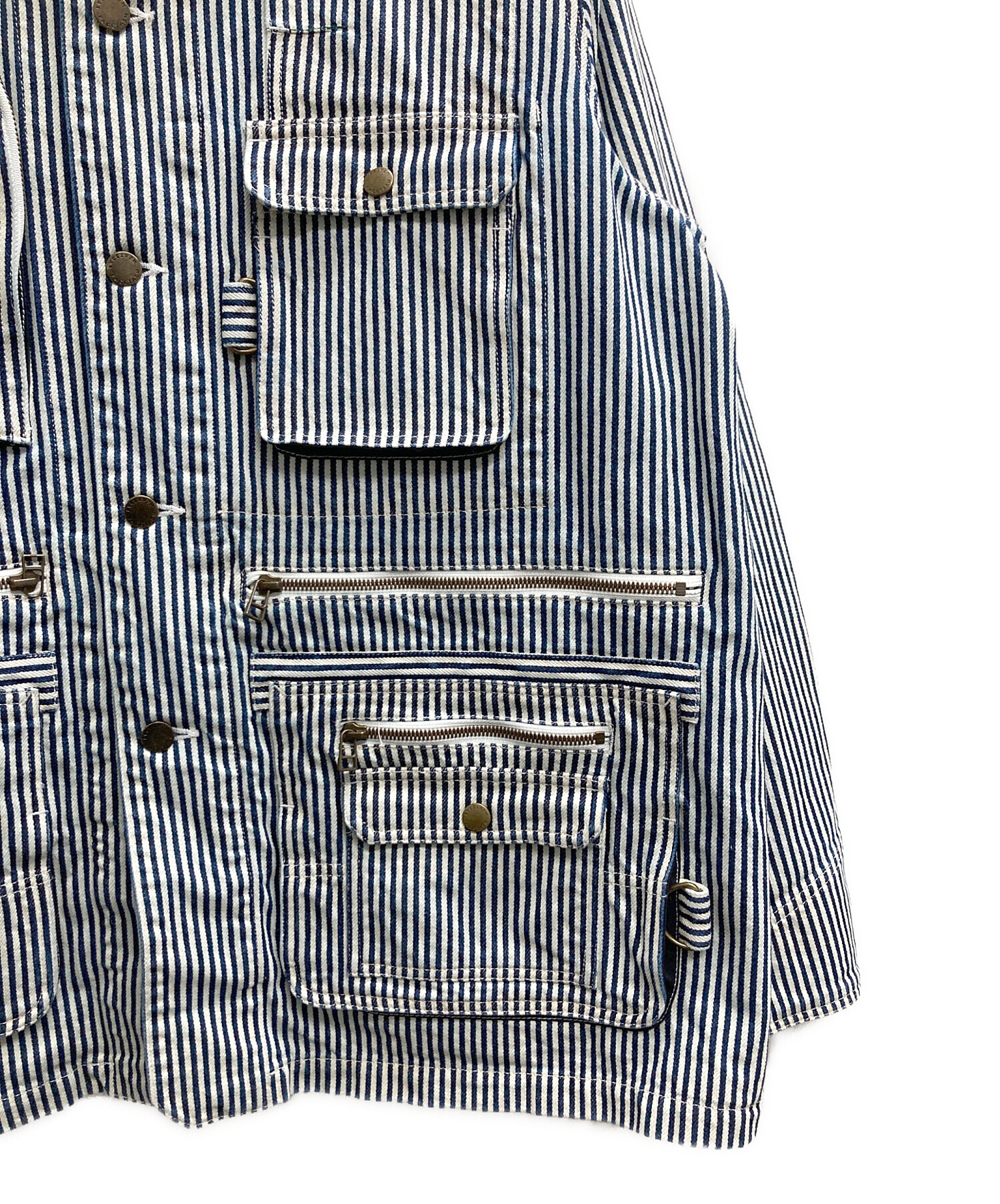 ジャケット・アウター FACETASM 4 HICKORY COVERALL 中古・古着通販】FACETASM (ファセッタズム) HICKORY COVERALL