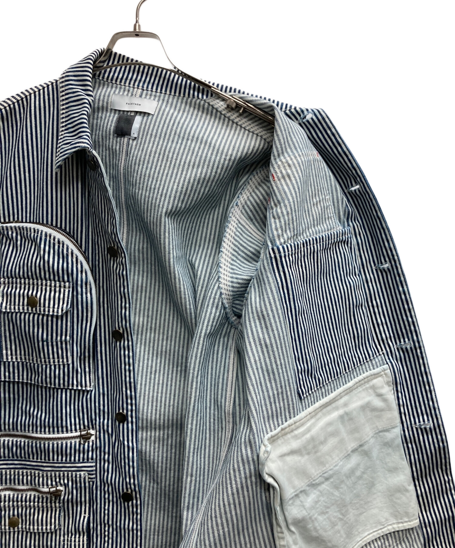 中古・古着通販】FACETASM (ファセッタズム) HICKORY COVERALL