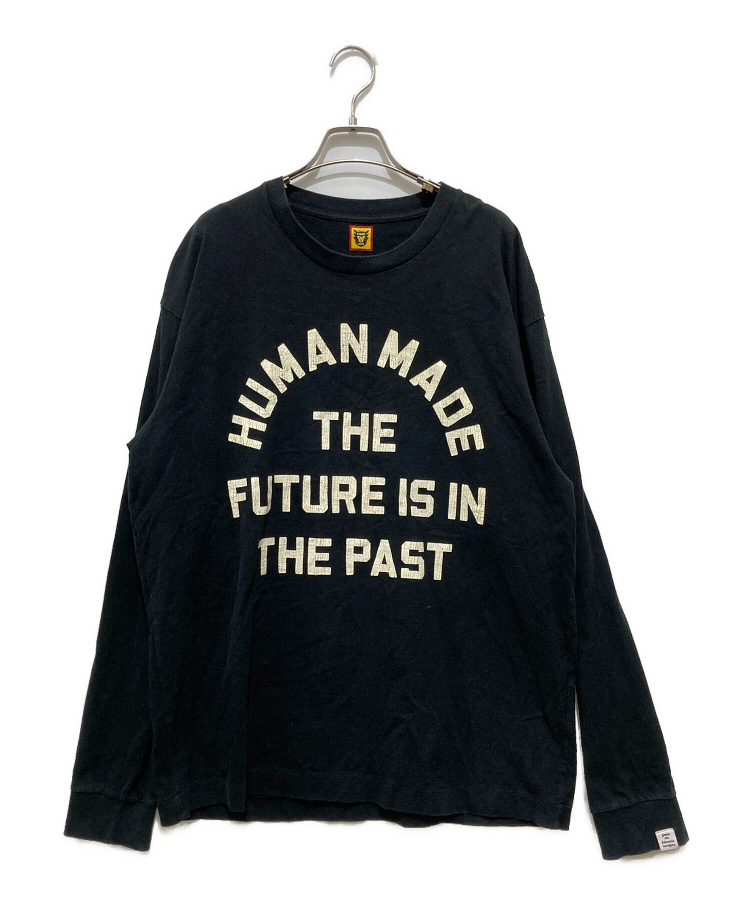 HUMAN MADE ヒューマンメイド ロング Tシャツ L黒 中古・古着通販】HUMAN MADE (ヒューマンメイド) GRAPHIC L/S T-SHIRT
