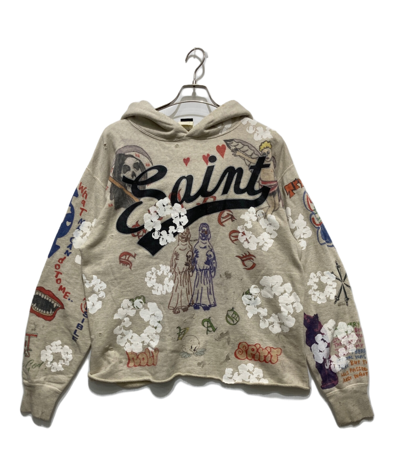 【美中古】セントマイケル デニムティアーズ コラボネルシャツ【即完】 美中古】セントマイケル デニムティアーズ コラボネルシャツ【即完