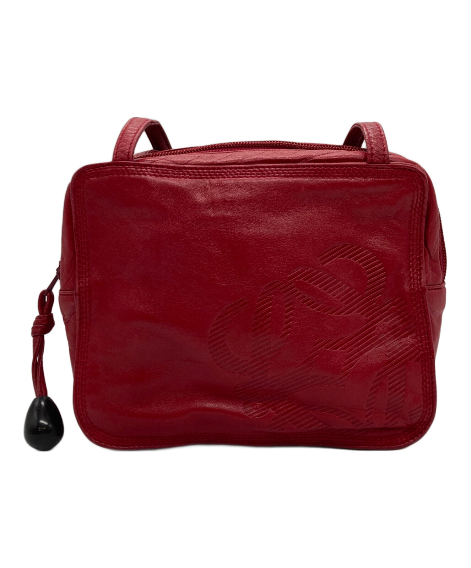 中古・古着通販】LOEWE (ロエベ) ショルダーバッグ レッド｜ブランド