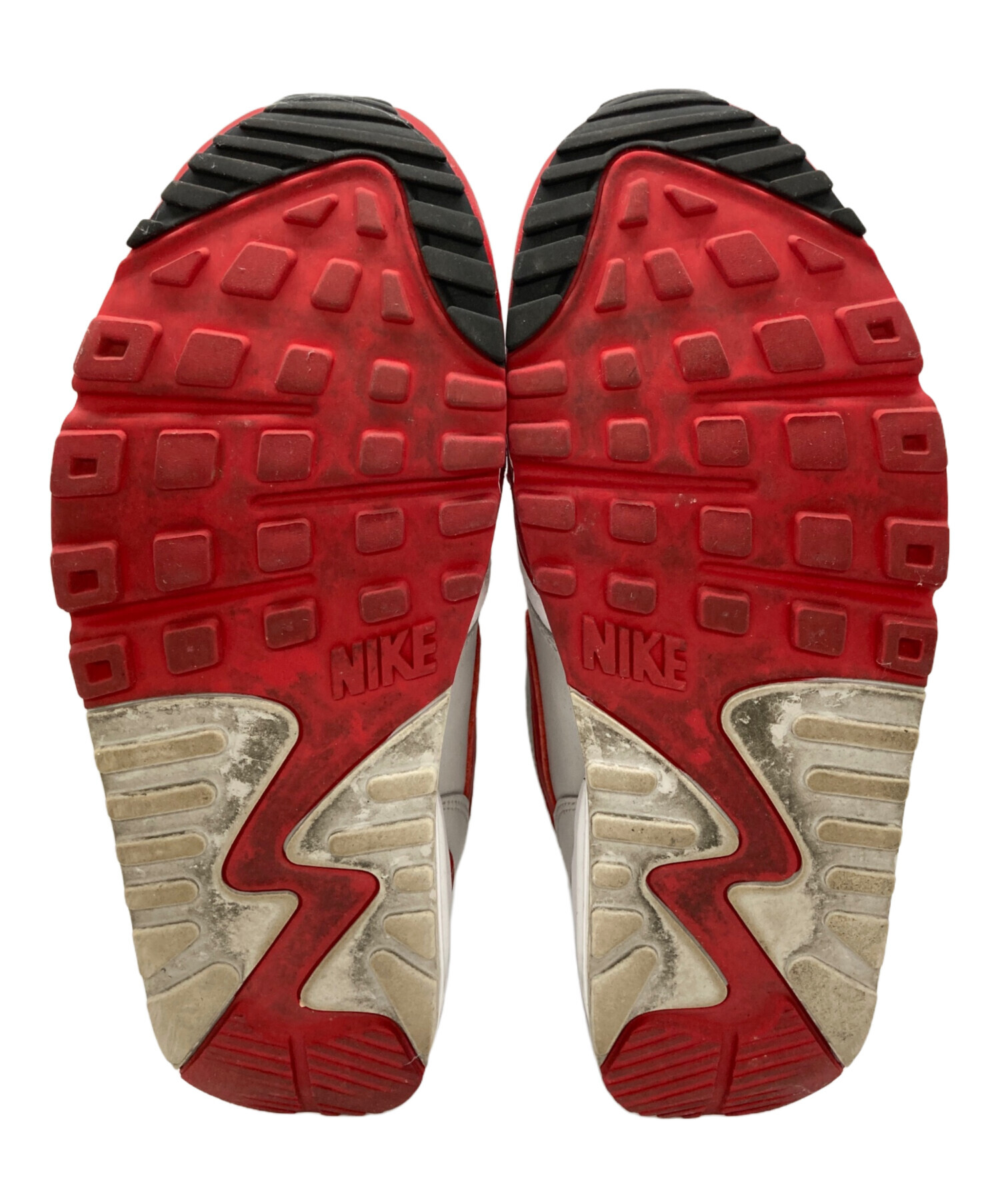 期間限定セール中美品希少ナイキ(Nike Air Max )レッド/ホワイト 中古・古着通販】NIKE (ナイキ) Air Max 90/1 / エアマックス 90