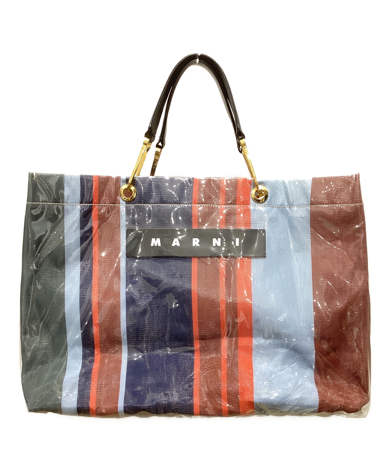 marni バック　ビニール　マルニ 中古・古着通販】MARNI (マルニ) ビニールトートバッグ マルチカラー