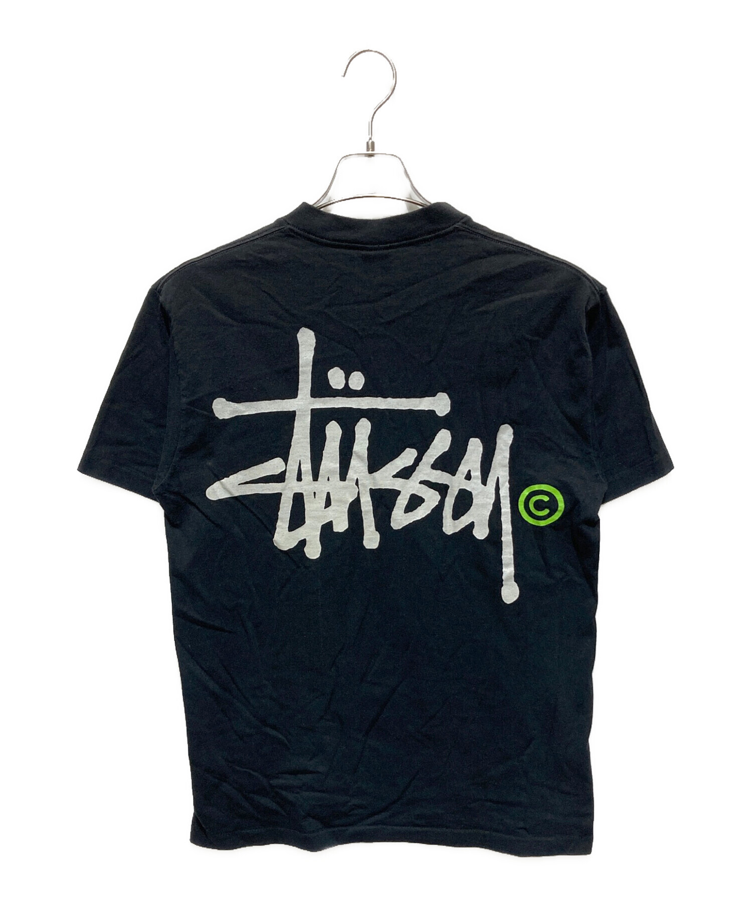 中古・古着通販】stussy (ステューシー) プリントTシャツ ブラック 