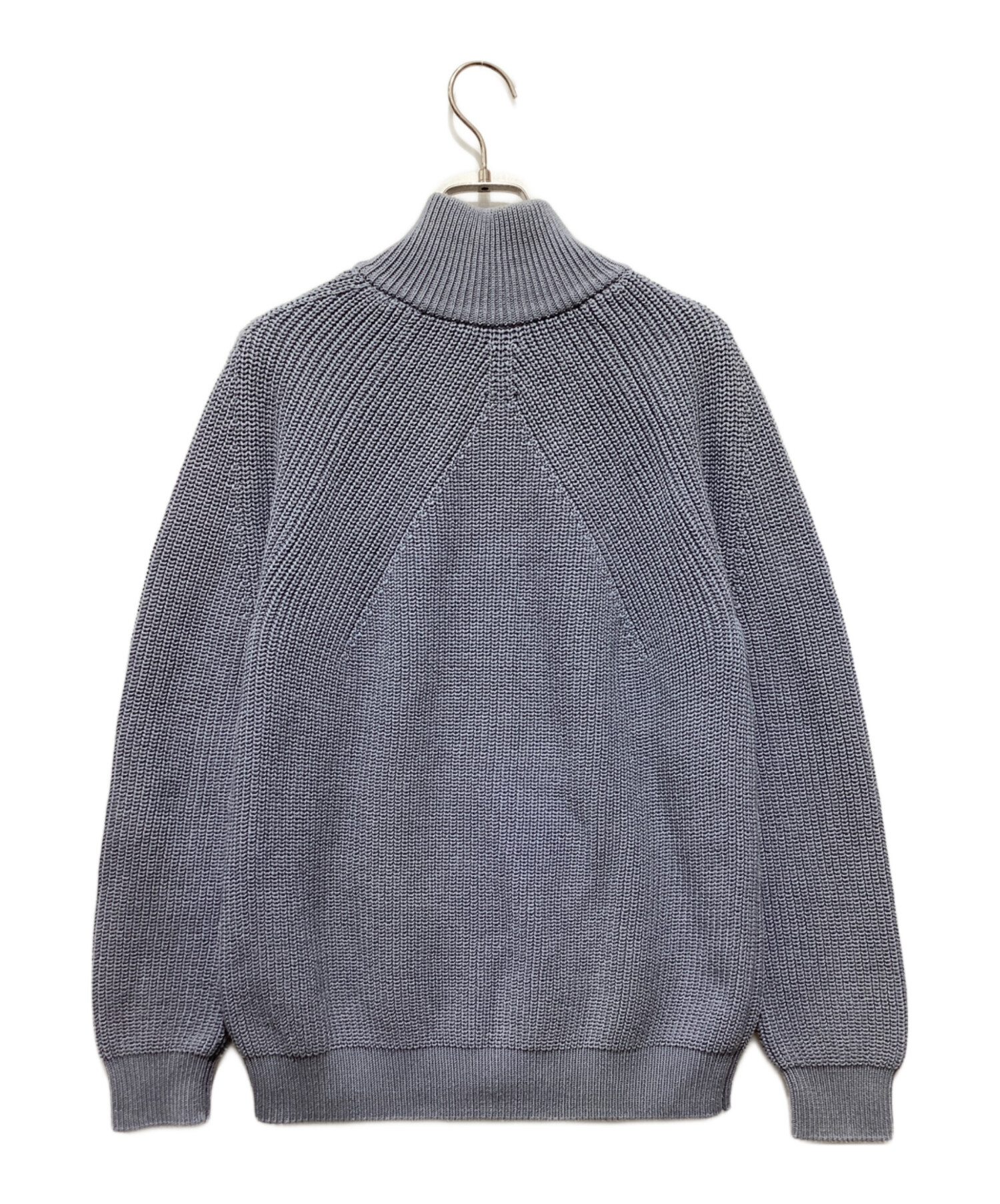 中古・古着通販】BATONER (バトナ―) SIGNATURE DRIVERS KNIT グレー