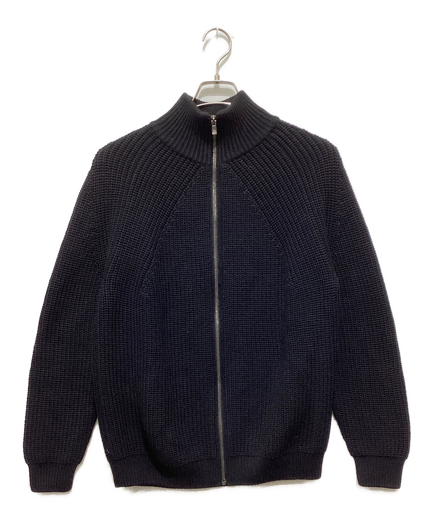 中古・古着通販】BATONER (バトナ―) SIGNATURE DRIVERS KNIT ブラック 