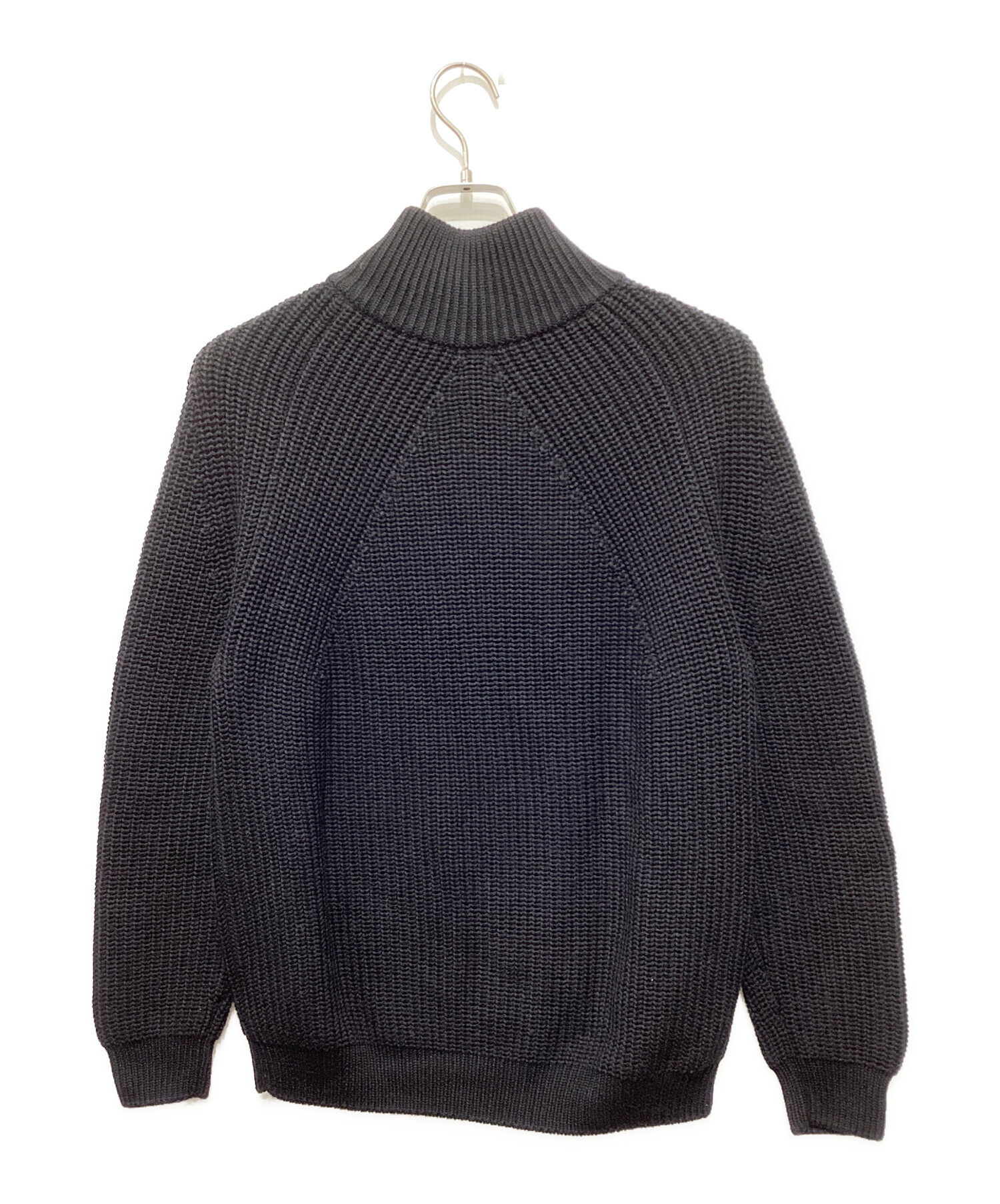 中古・古着通販】BATONER (バトナ―) SIGNATURE DRIVERS KNIT ブラック 
