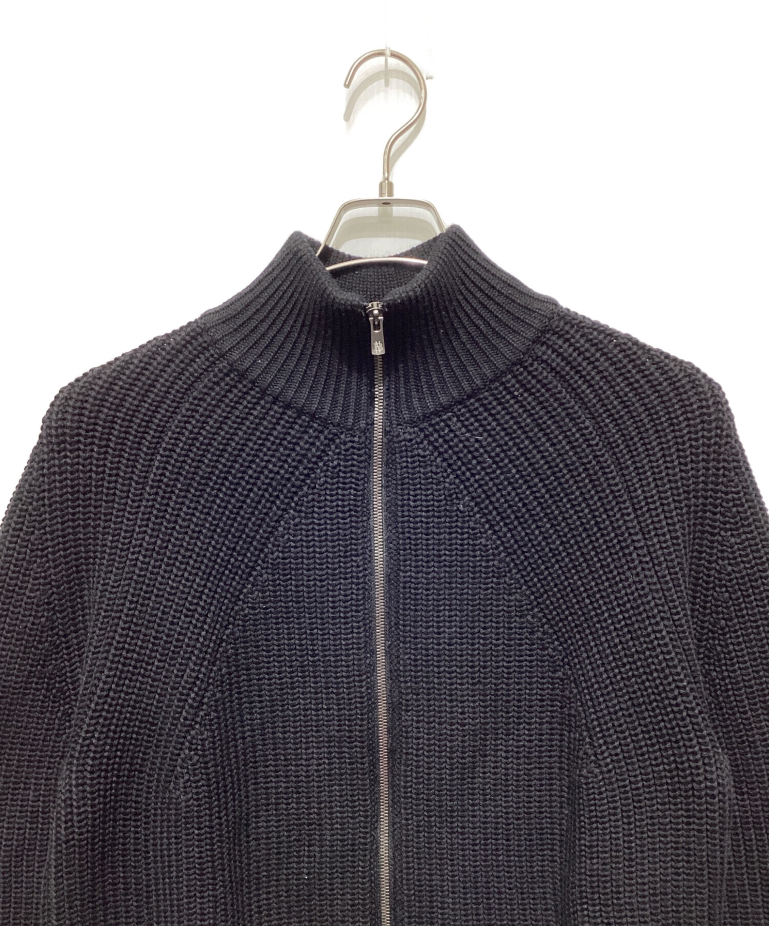 中古・古着通販】BATONER (バトナ―) SIGNATURE DRIVERS KNIT ブラック 