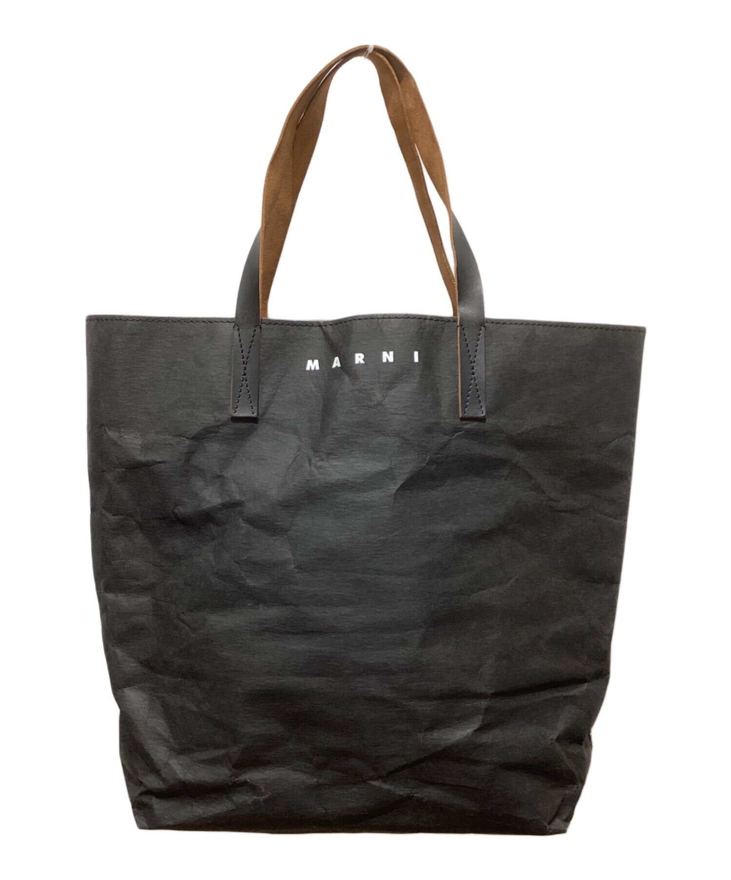 中古・古着通販】MARNI (マルニ) トライベッカトートバッグ ブラック