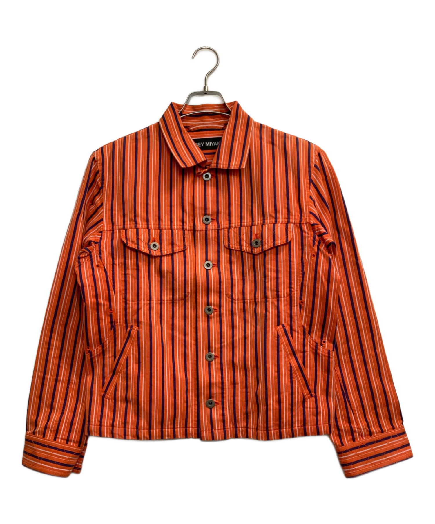 イッセイミヤケ　ヴィンテージ　赤　ブルゾン　MA-1風 i.s. ISSEY MIYAKE(アイエス イッセイミヤケ) 80's CHISATO TSUMORI