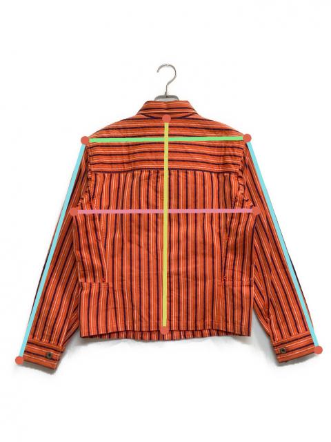 ブルゾン　オレンジ　レディース　iseeymiyake 中古・古着通販】ISSEY MIYAKE (イッセイミヤケ) トラッカージャケット