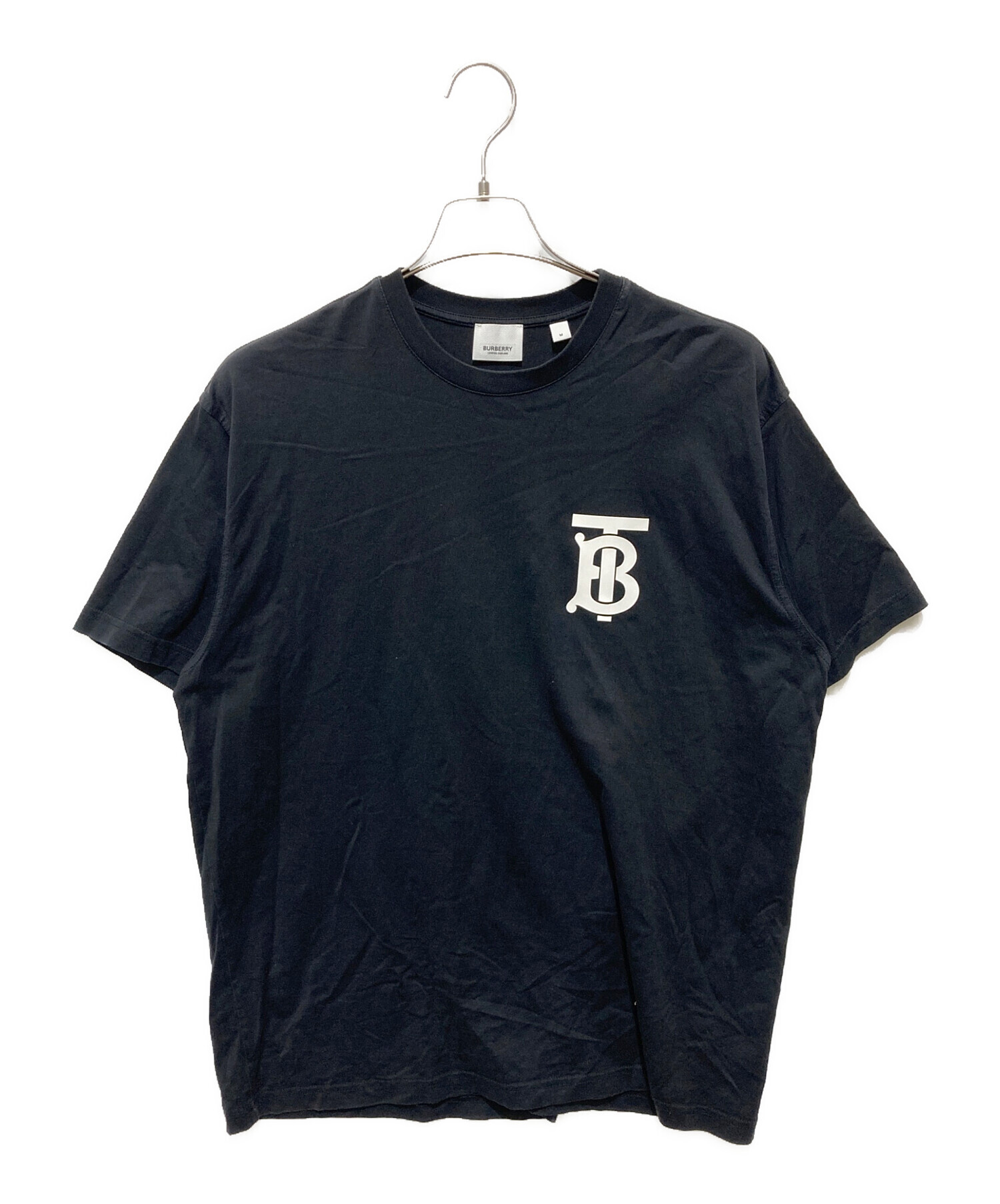 中古・古着通販】BURBERRY (バーバリー) TBロゴTシャツ ブラック