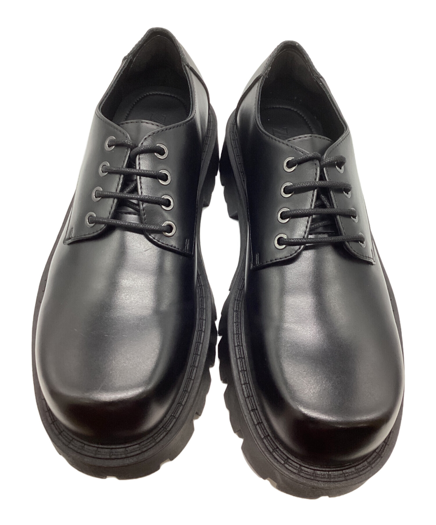 中古・古着通販】ZARA (ザラ) チャンキーソールシューズ ブラック