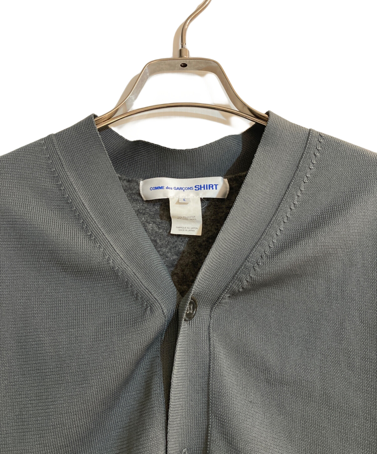 コムコム　切り替　カーディガン 中古・古着通販】COMME des GARCONS SHIRT (コムデギャルソンシャツ