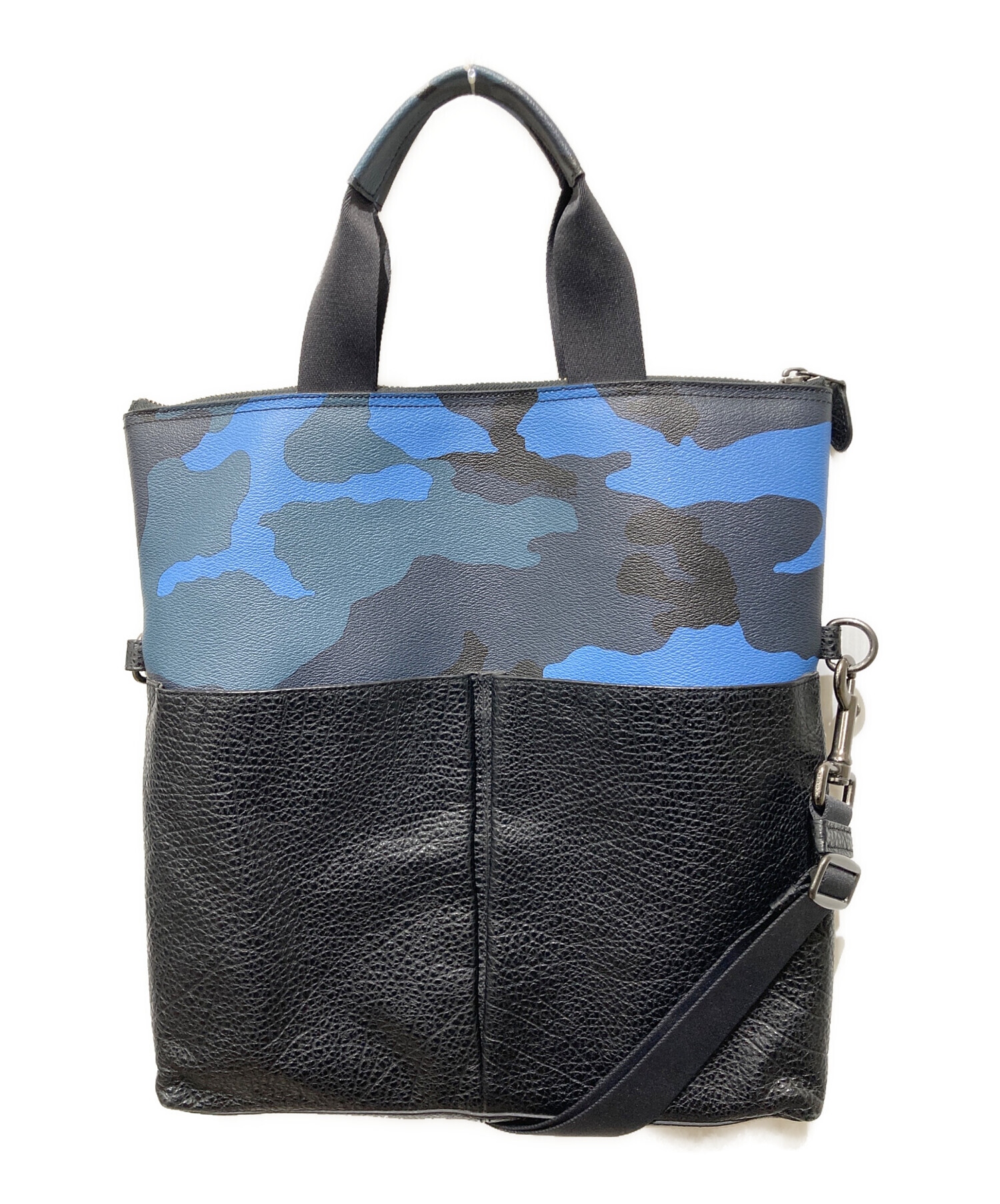 中古・古着通販】COACH (コーチ) 2way トートバッグ ブラック