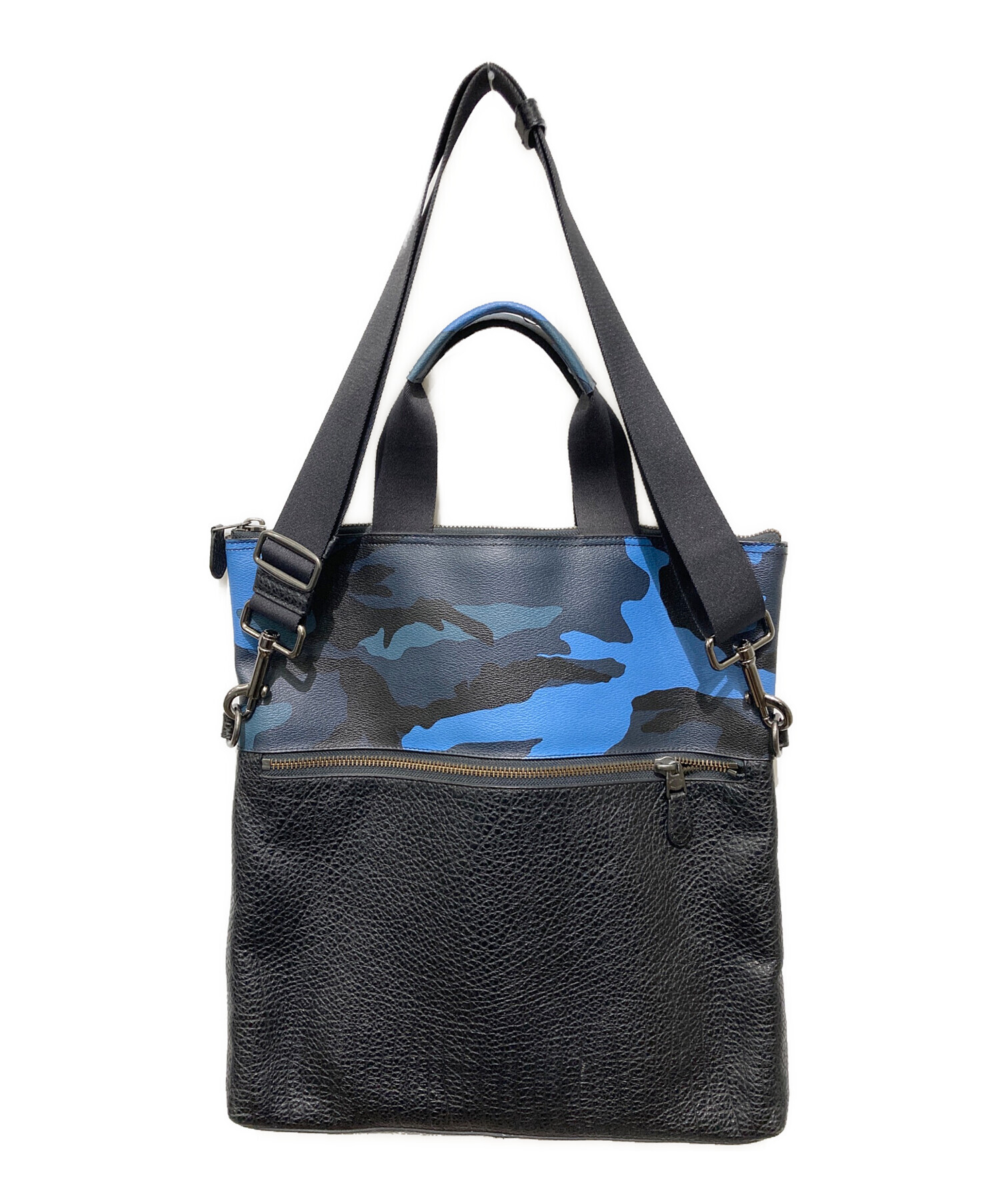 中古・古着通販】COACH (コーチ) 2way トートバッグ ブラック