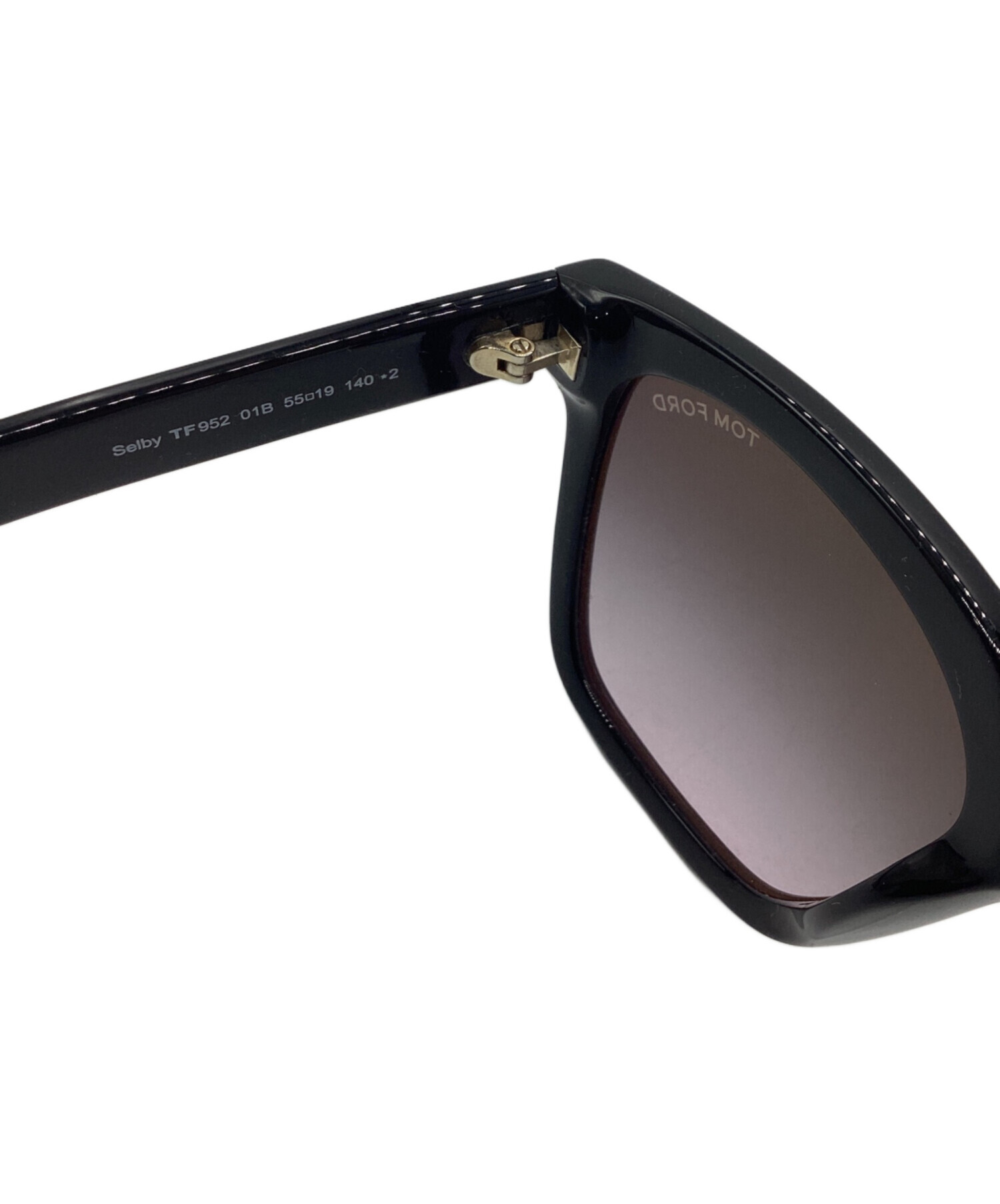 【新品未使用】TOM FORD スクエアサングラス ブラック 中古・古着通販】TOM FORD (トムフォード) Selby/サングラス ブラック