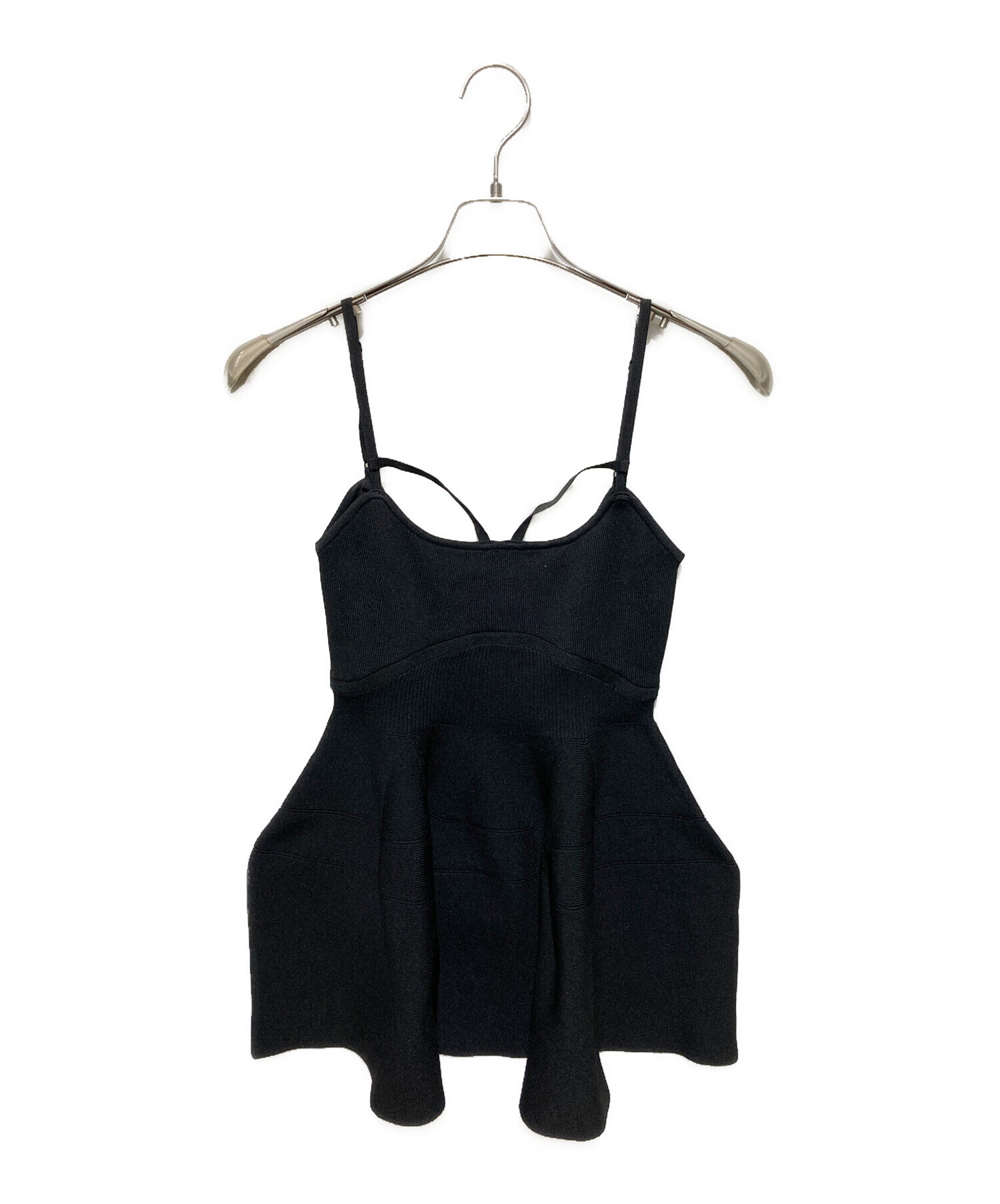 【MAISON SPECIAL】Knit Peplum Top 黒 中古・古着通販】MAISON SPECIAL (メゾンスペシャル) Knit Peplum Top