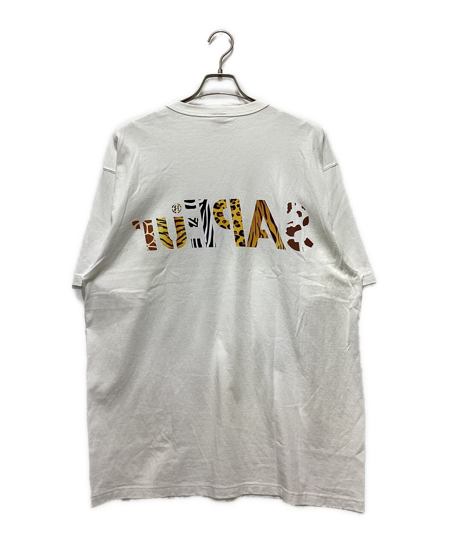 SAPEuR ごぶごぶ✕ラジオ ゴールド✕ホワイト Tシャツ Mサイズ 中古・古着通販】SAPEur (サプール) サファリロゴTシャツ ホワイト