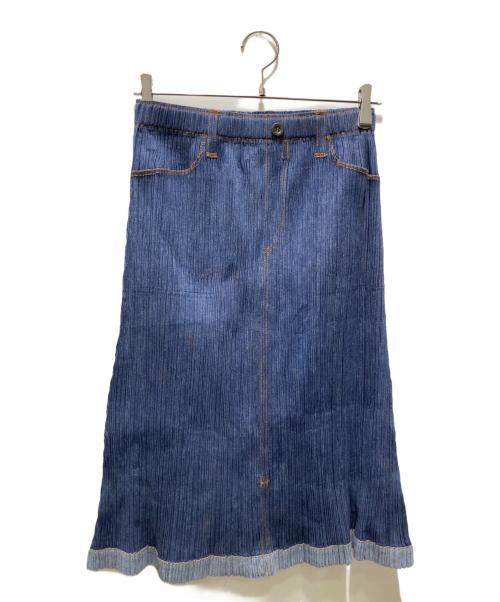 中古・古着通販】PLEATS PLEASE (プリーツプリーズ) デニム転写