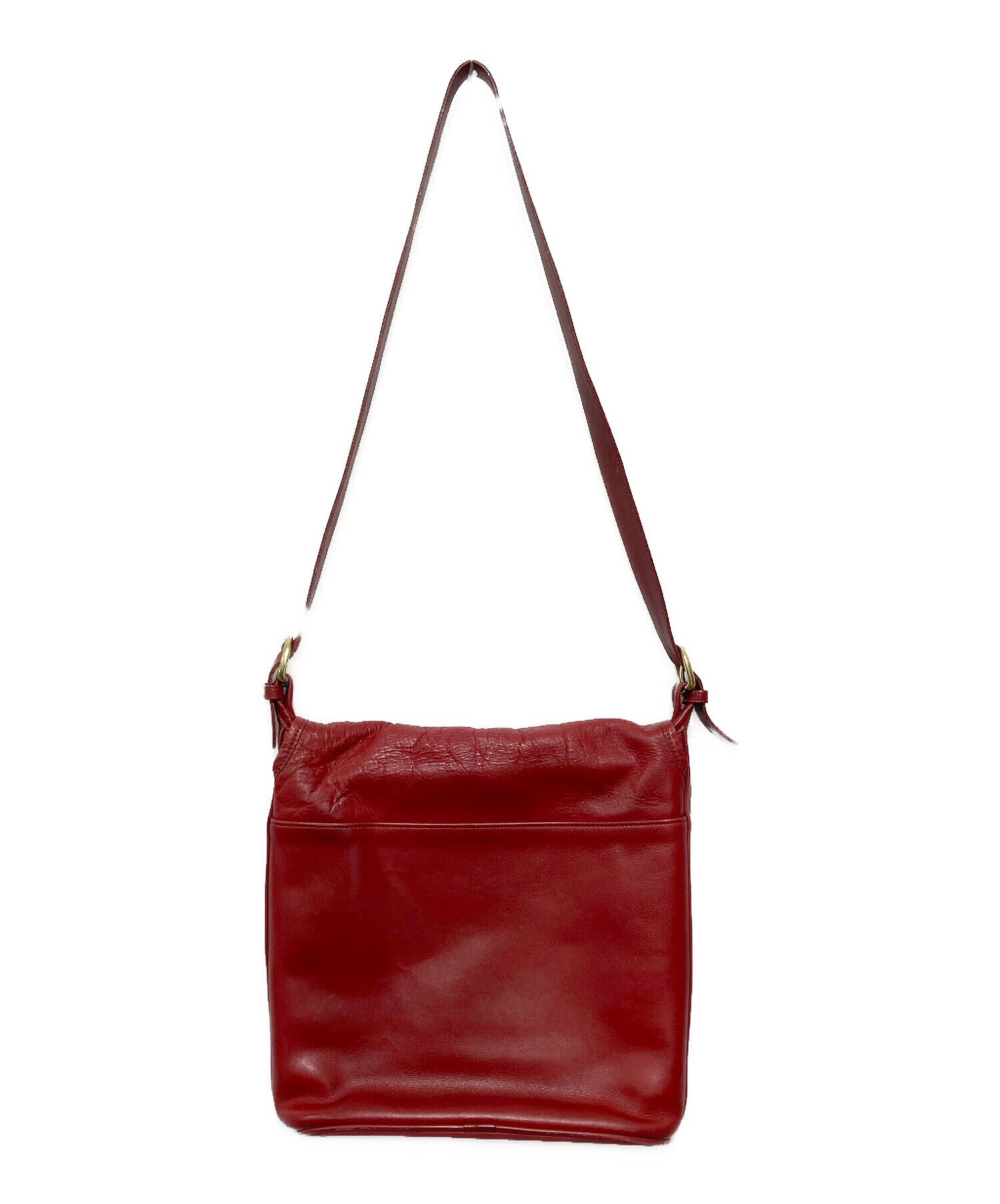 中古・古着通販】COACH (コーチ) オールドショルダーバッグ レッド