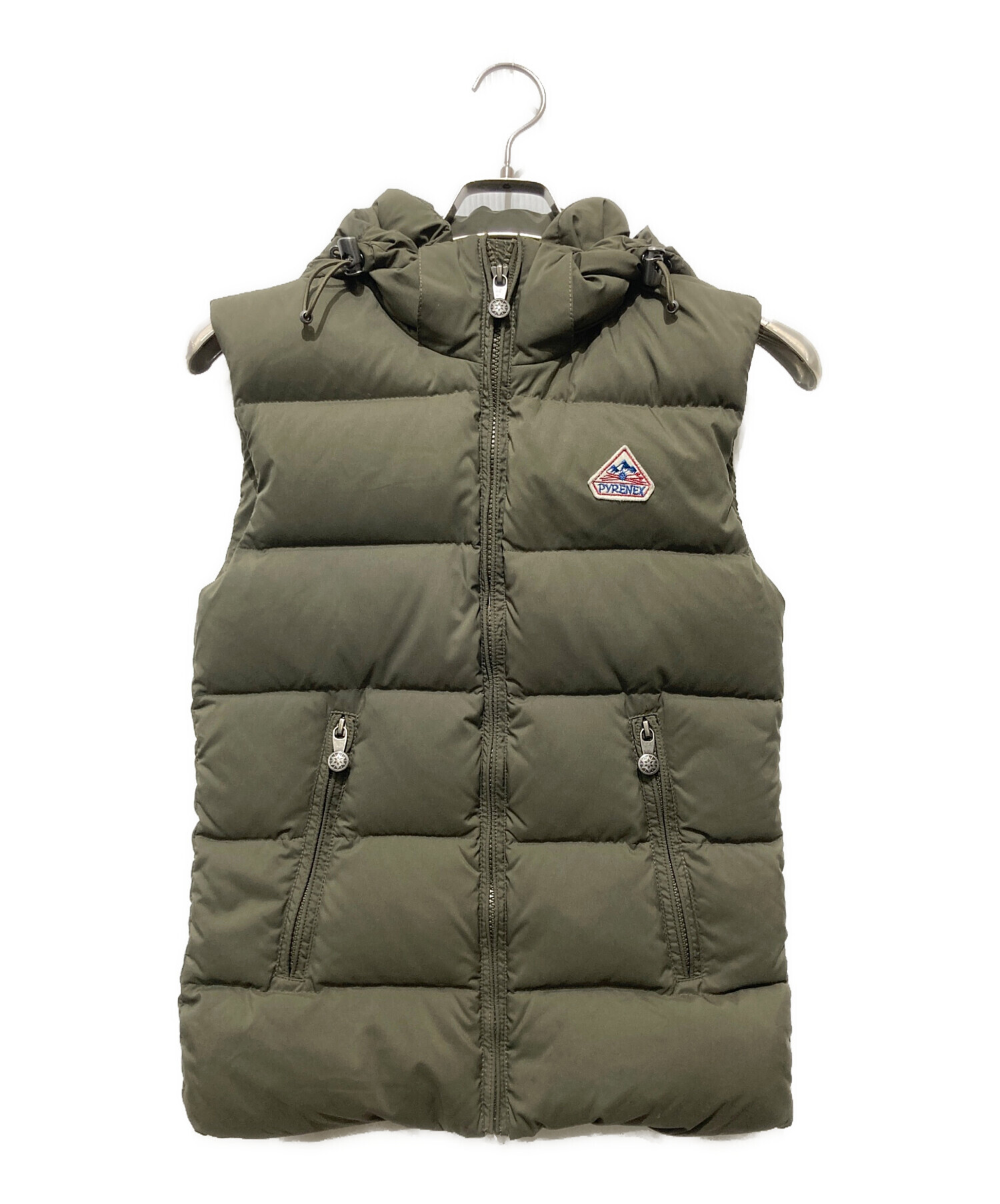 山p　SAINT LAURENT グレー フード付きベスト フードニットベスト【ウォッシャブル】 Petit Honfleur｜クロスプラス