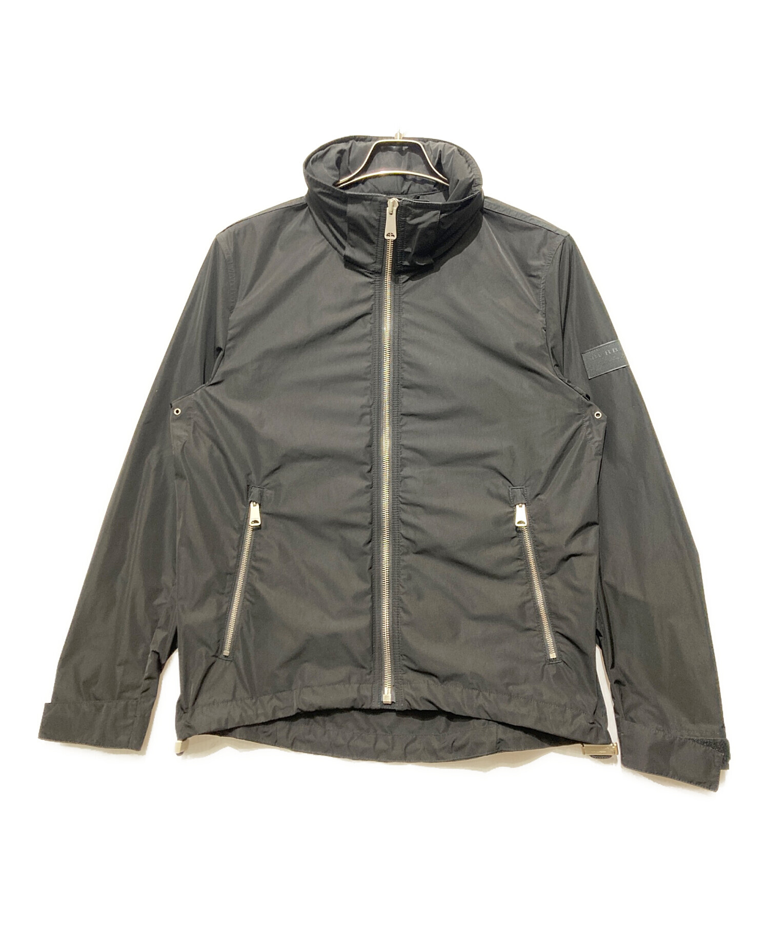 中古・古着通販】BURBERRY (バーバリー) ナイロンジャケット ブラック