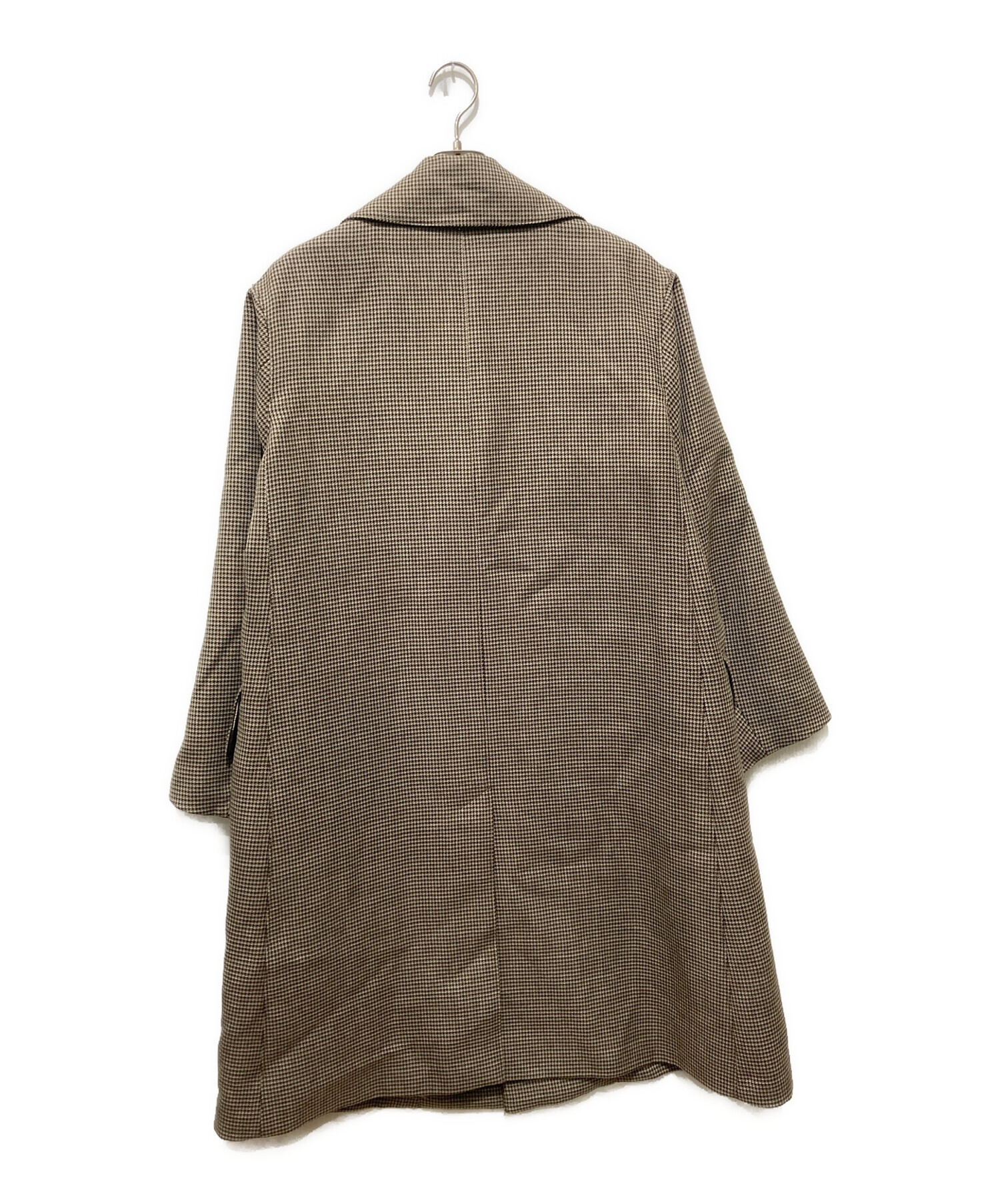 auralee 21aw ロングコート ブラウン サイズ4 オーラリー 中古・古着通販】AURALEE (オーラリー) DOUBLE FACE CHECK LONG COAT