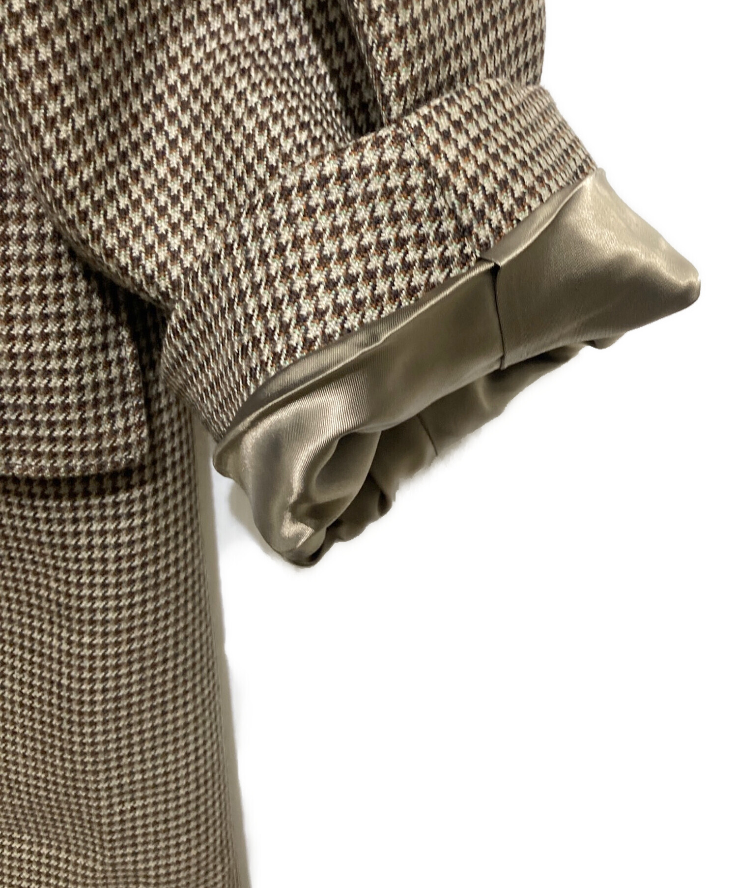 auralee 21aw ロングコート ブラウン サイズ4 オーラリー 中古・古着通販】AURALEE (オーラリー) DOUBLE FACE CHECK LONG COAT