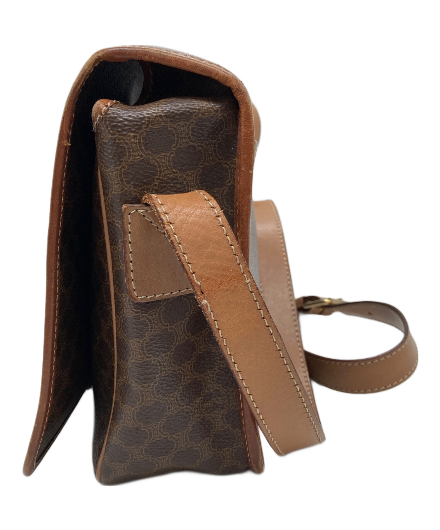 中古・古着通販】CELINE (セリーヌ) ショルダーバッグ ブラウン